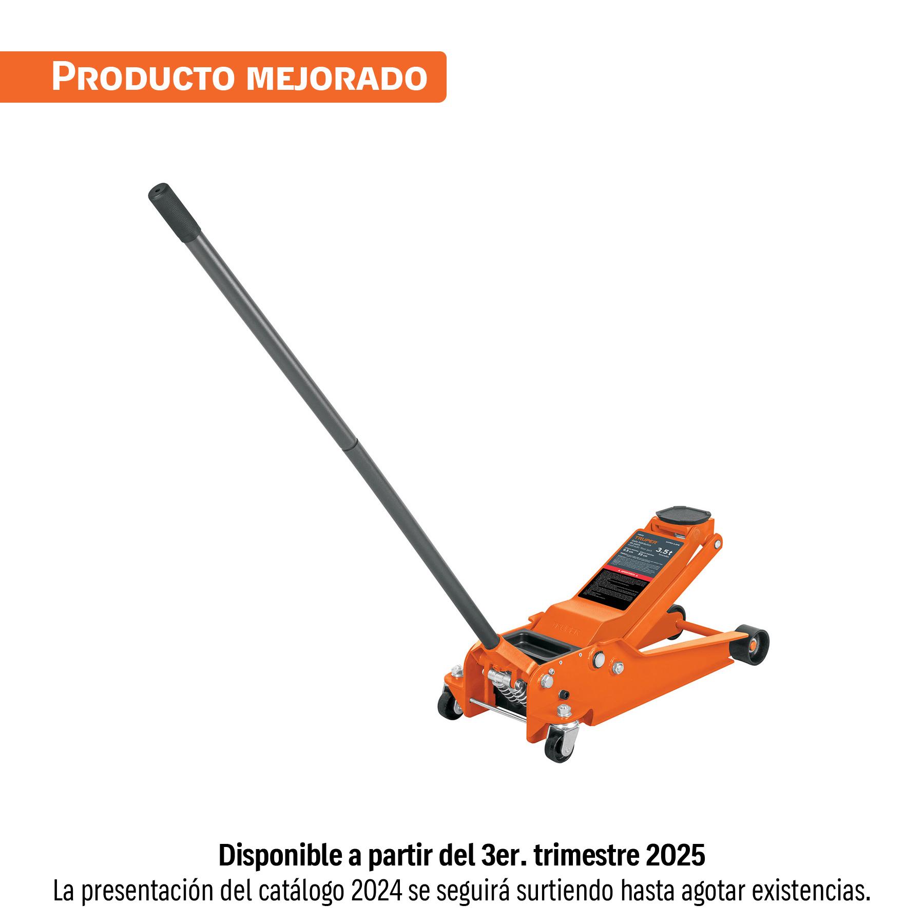 GATO HIDRÁULICO PROFESIONAL DE PATÍN,3.5TON,ELEVACIÓN RÁPIDA