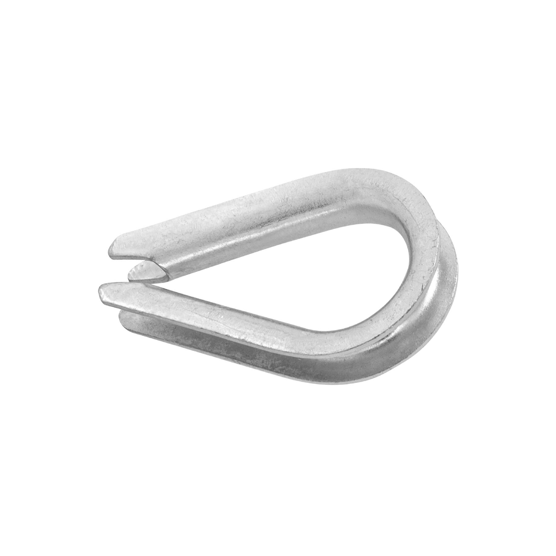 BOLSA CON 10 GUARDACABOS PARA CABLE DE ACERO DE 3/16', FIERO