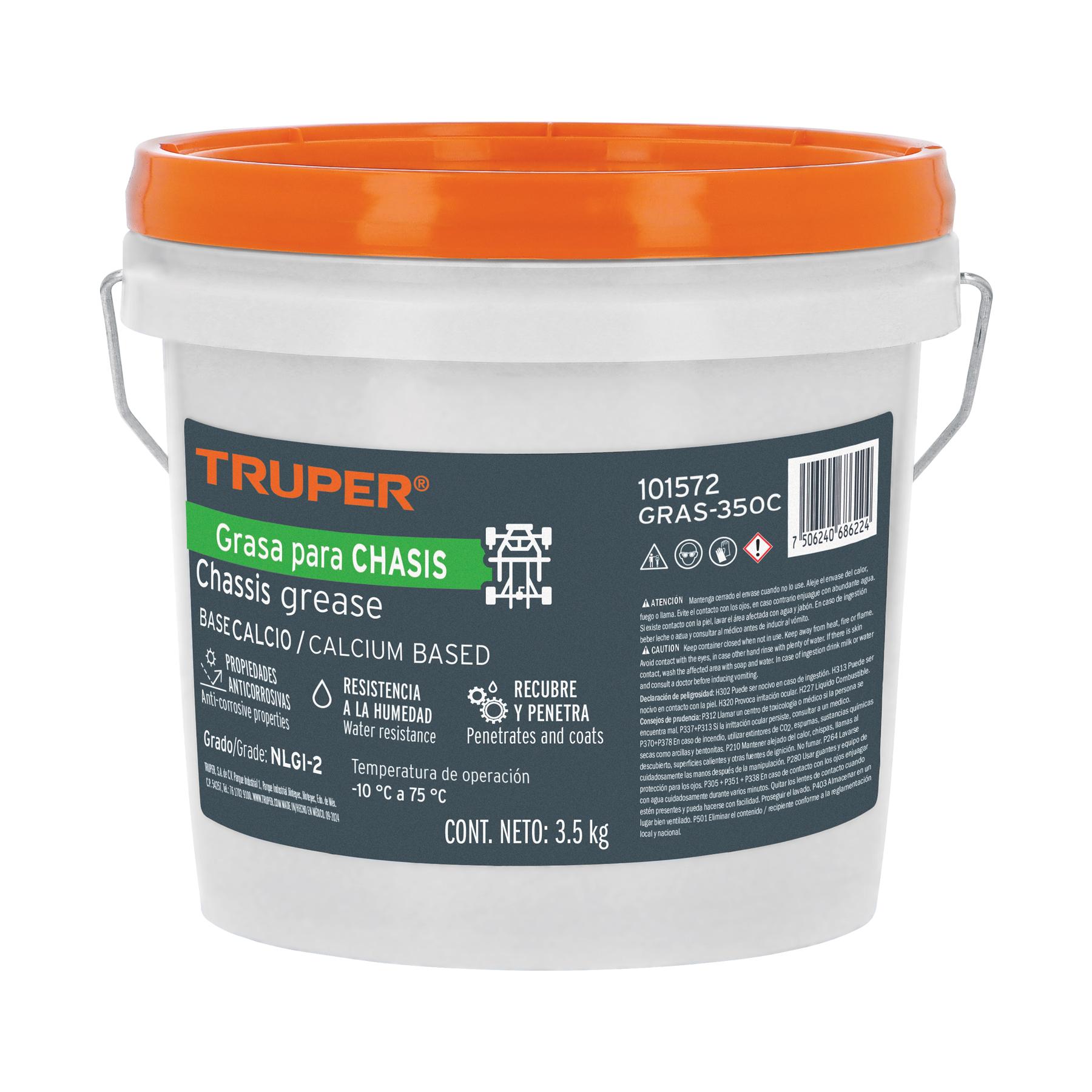GRASA DE CALCIO PARA CHASIS 3.5 KG, TRUPER