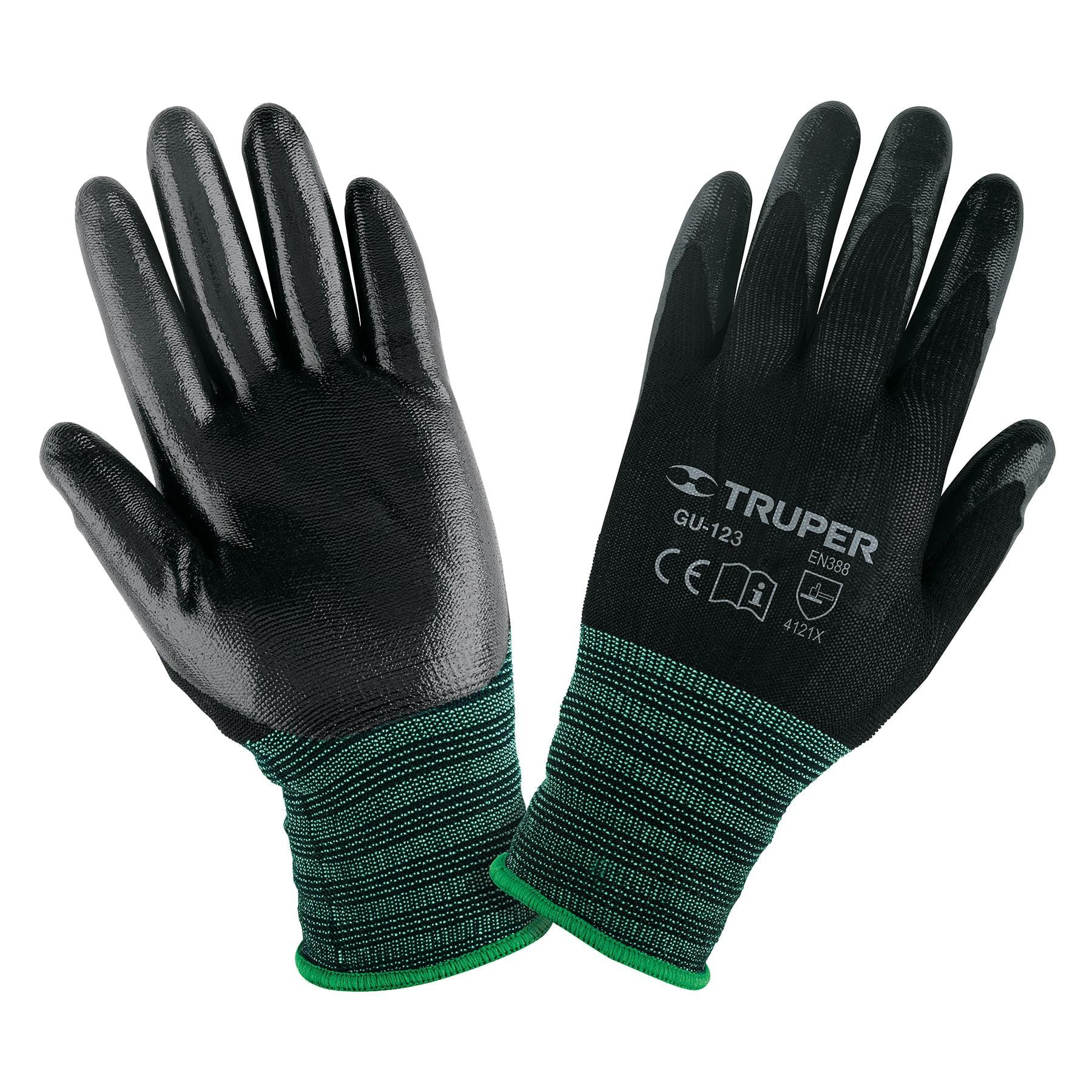 GUANTES DE NYLON RECUBIERTOS DE NITRILO, G, TRUPER