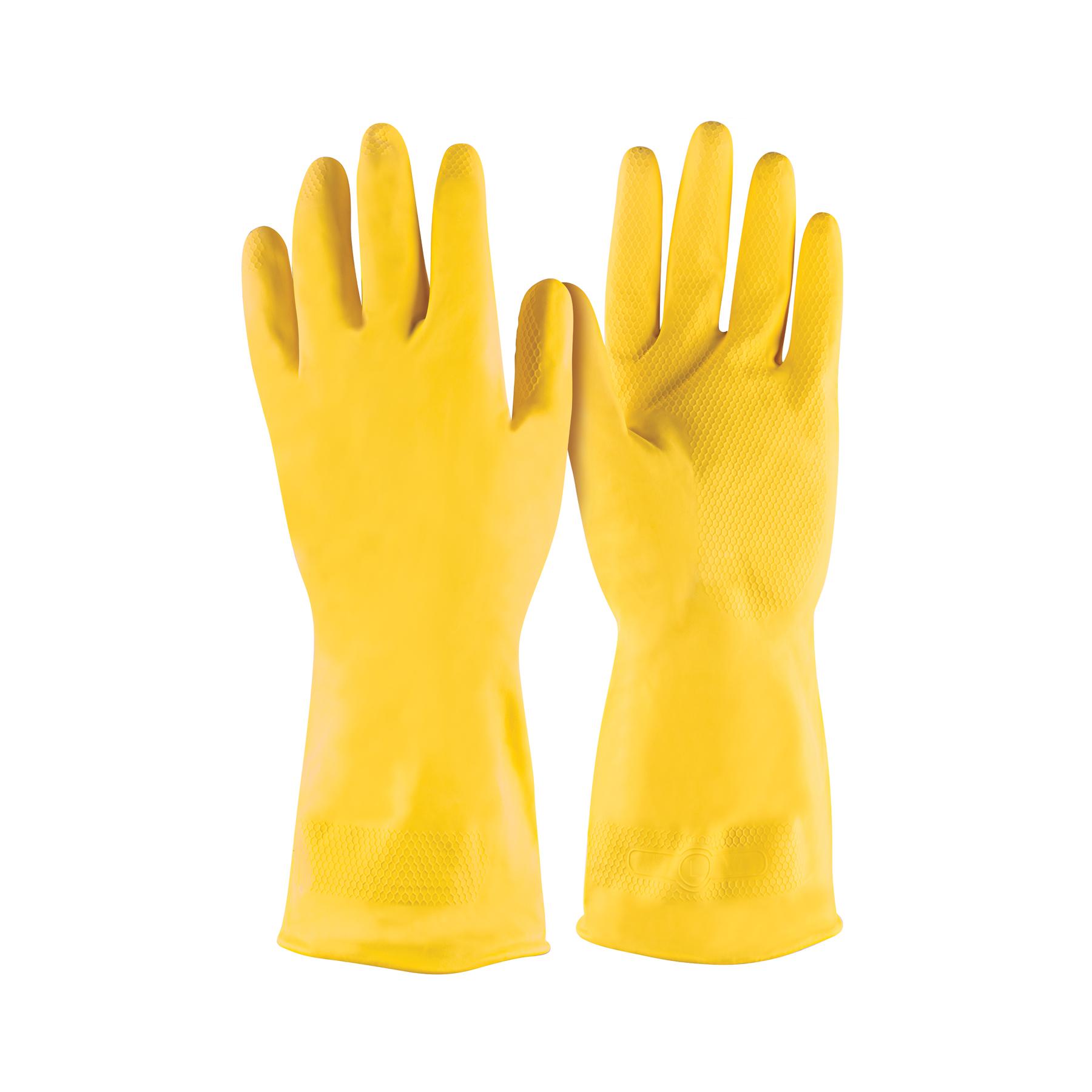 GUANTES DE LÁTEX PARA LIMPIEZA, GRANDES, PRETUL
