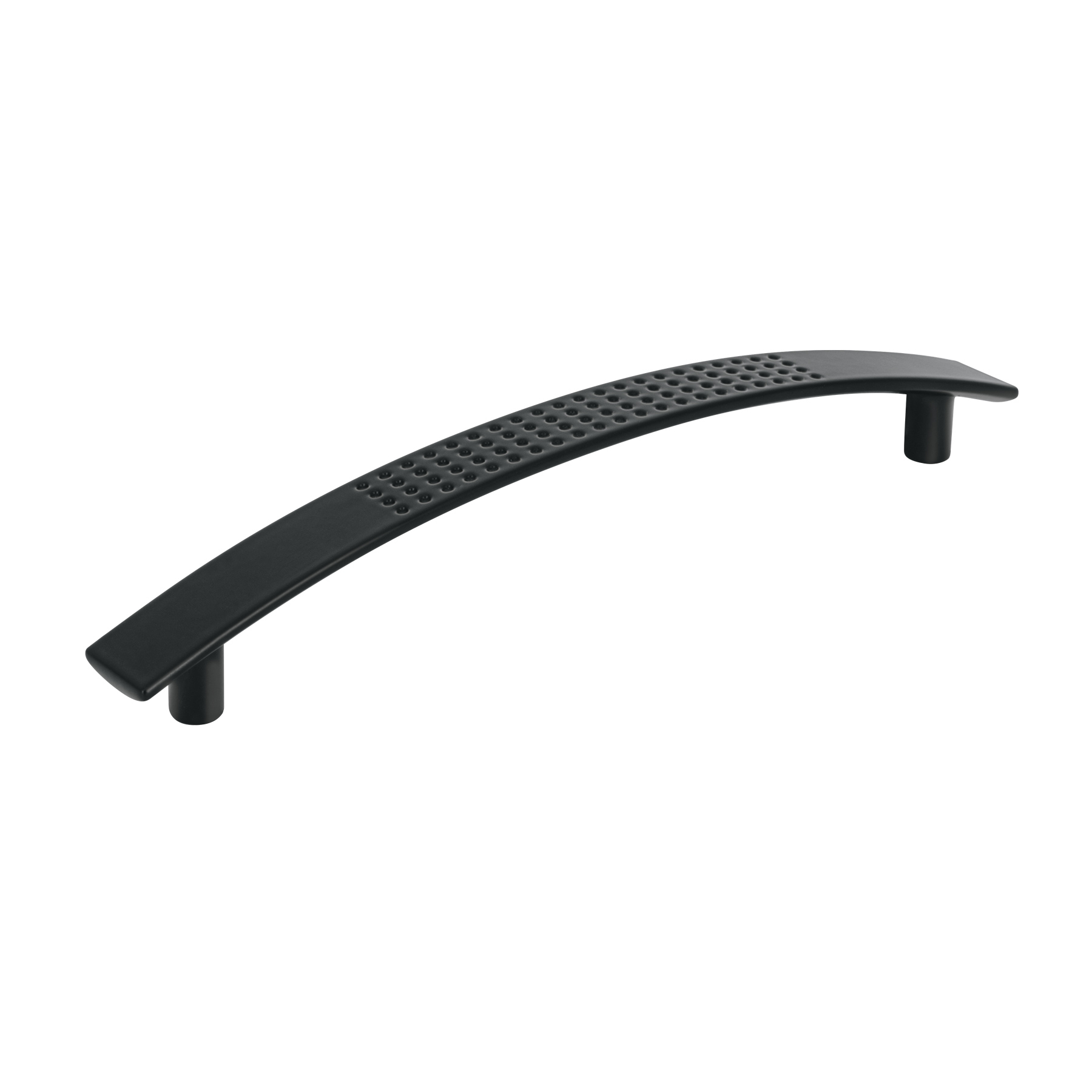 JALADERA DE ZINC ACABADO NEGRO PARA MUEBLE, 128 MM, CONTEMPO