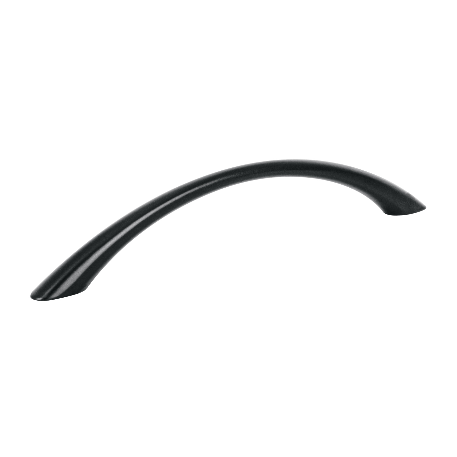 JALADERA DE ZINC ACABADO NEGRO PARA MUEBLE, 128 MM, ARCO