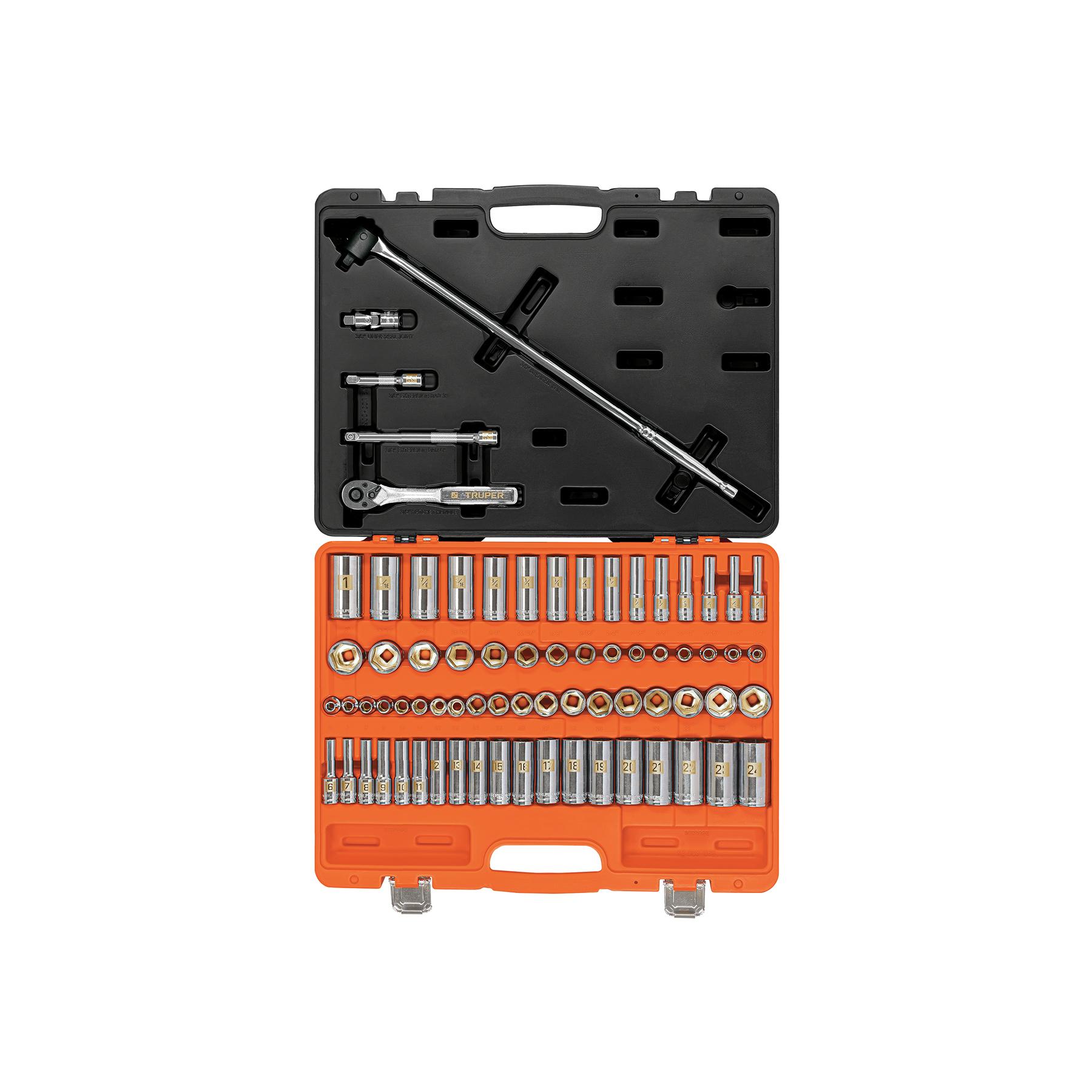 JUEGO DE HERRAMIENTA PARA MECÁNICO MIXTO 73 PZ