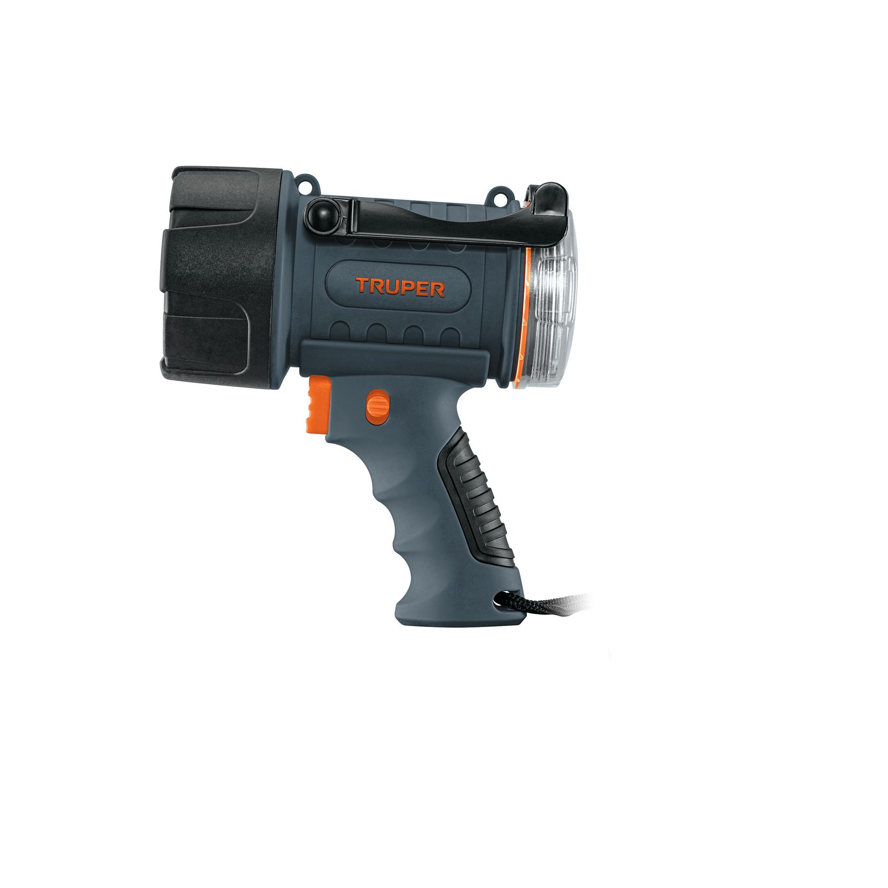 LÁMPARA RECARGABLE DE LED 300 LM ALTA POTENCIA, TRUPER