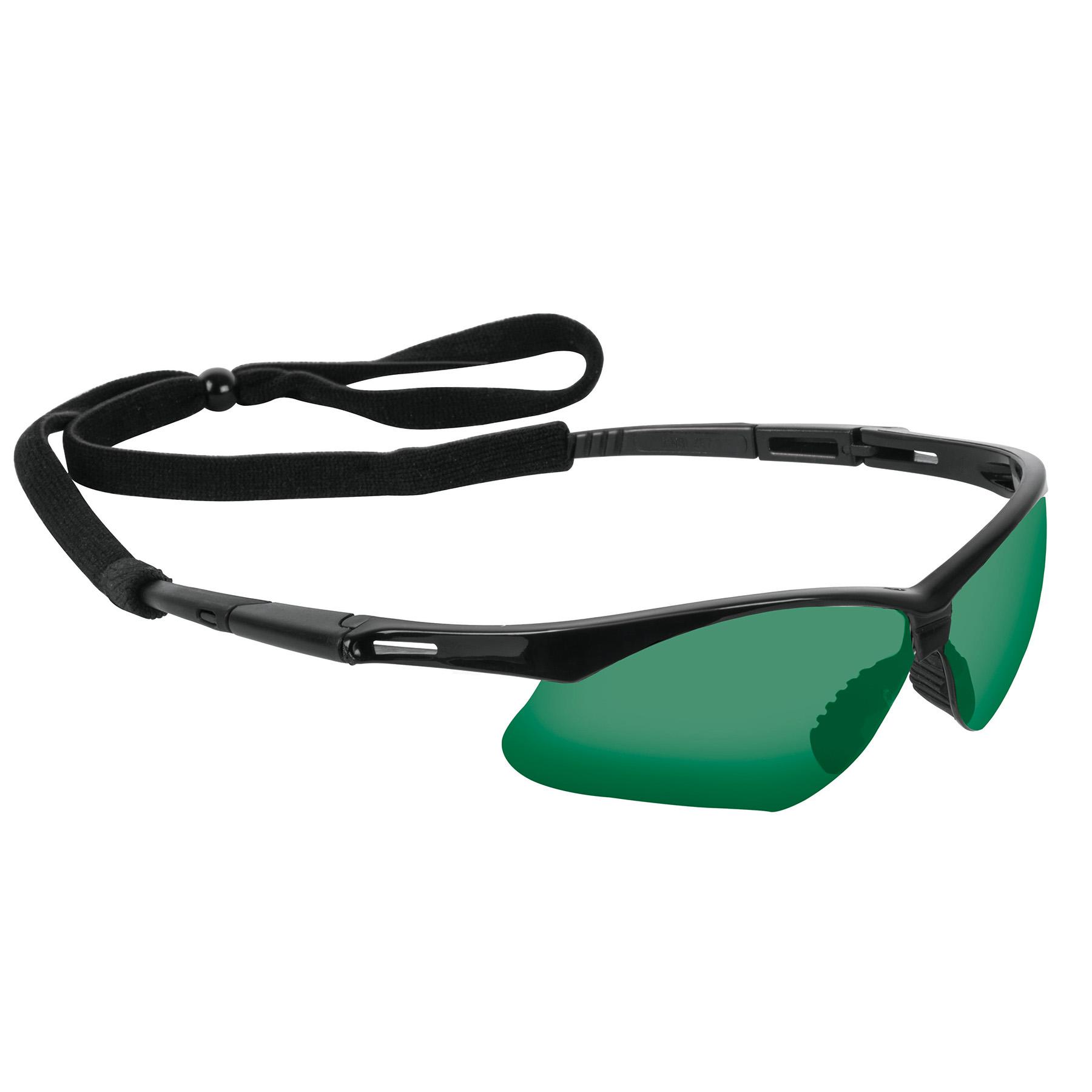LENTES SEGURIDAD VERDE ANTIEMPAÑO C/CORDÓN AJUSTABLE, SPORT