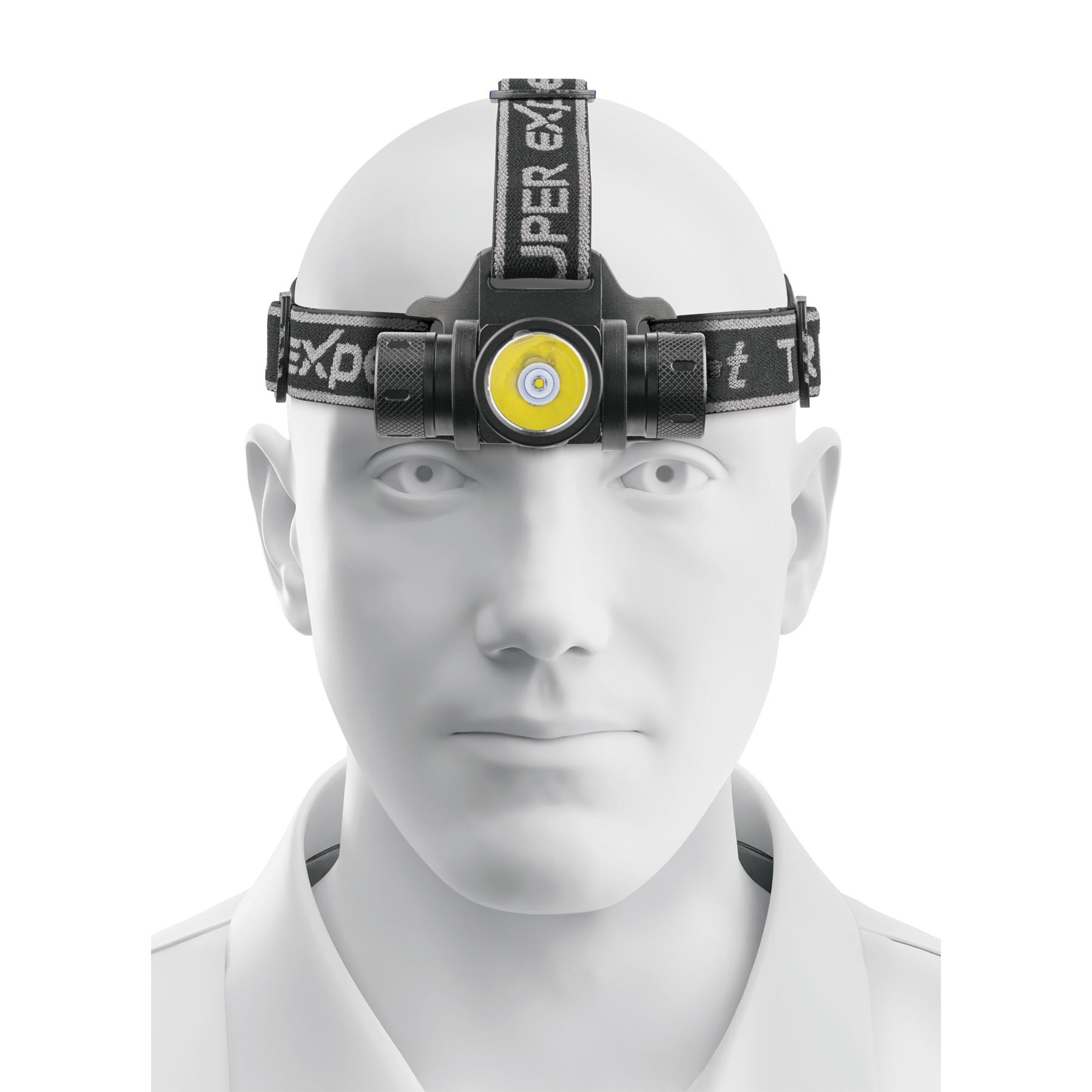 LINTERNA DE MINERO 1 LED CREE 500 LM RECARGABLE, EXPERT