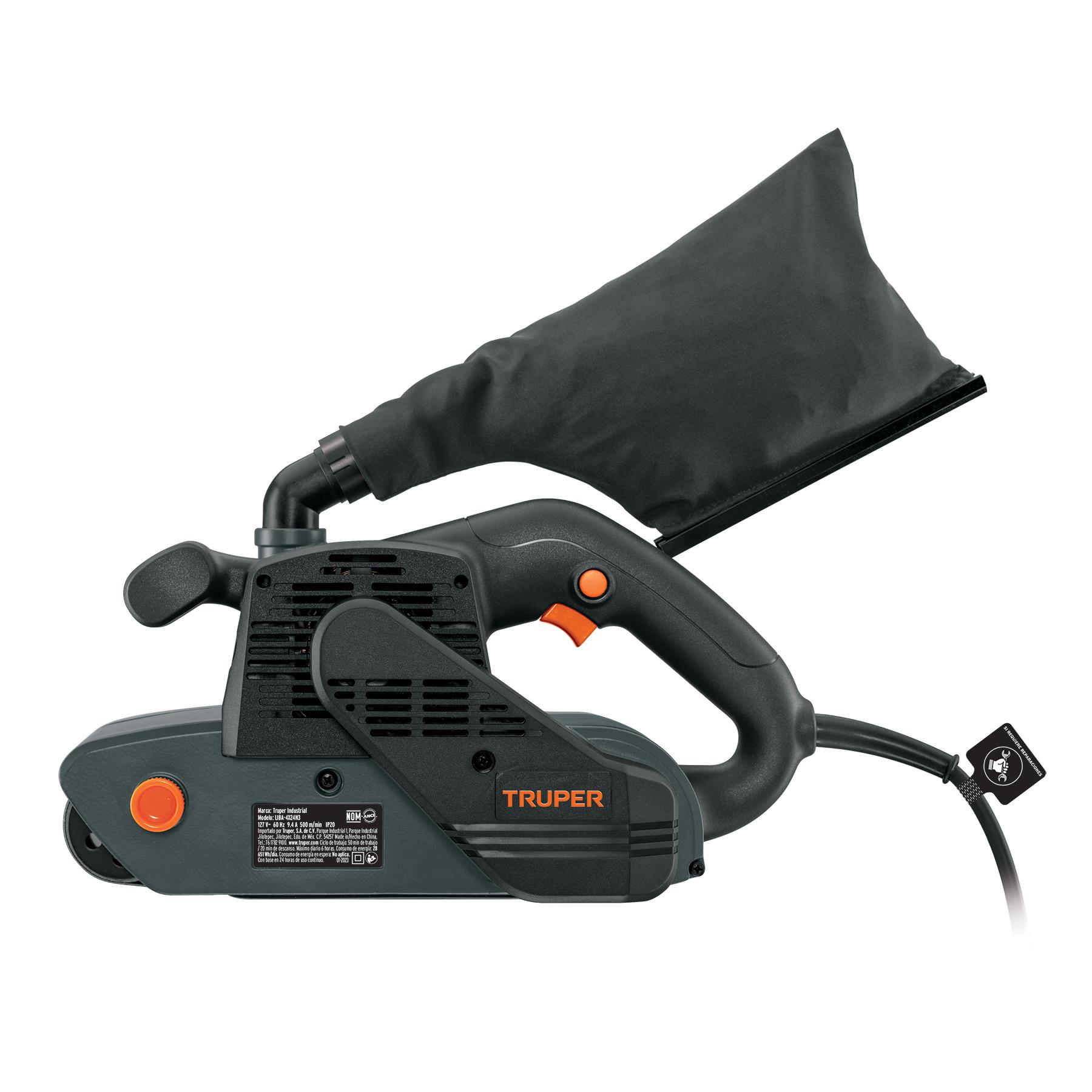 LIJADORA DE BANDA 4 X 24' 1200 W, INDUSTRIAL, TRUPER