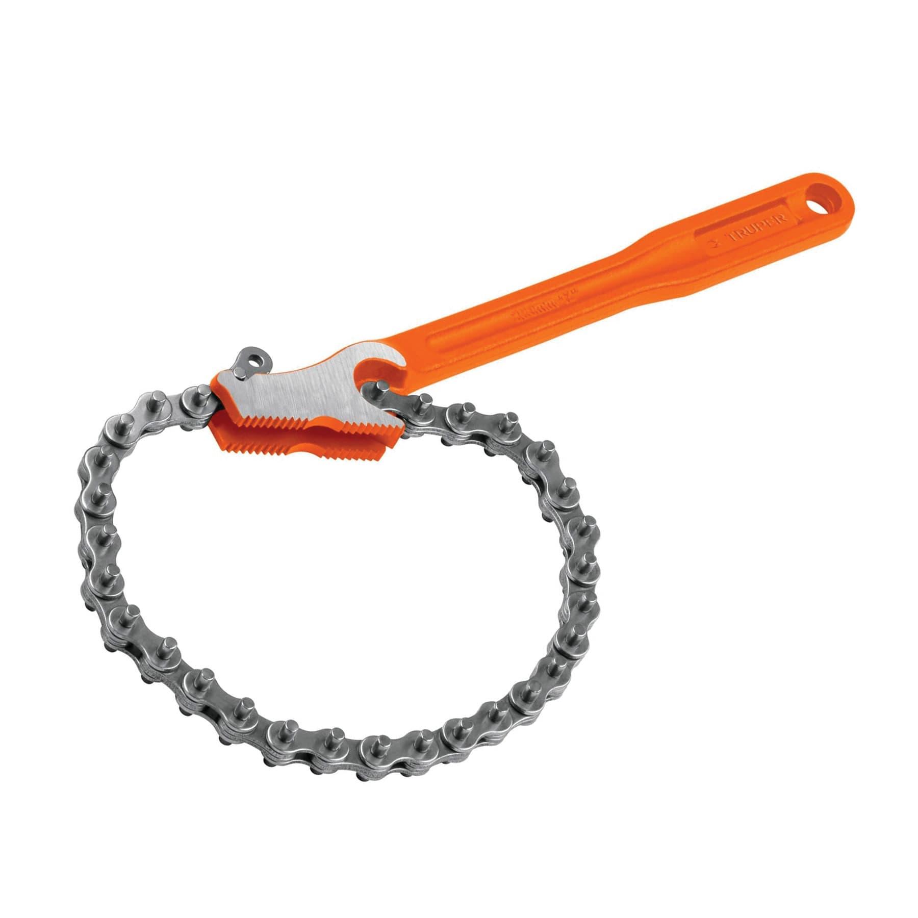 LLAVE UNIVERSAL CON CADENA CON MANGO DE 11', TRUPER