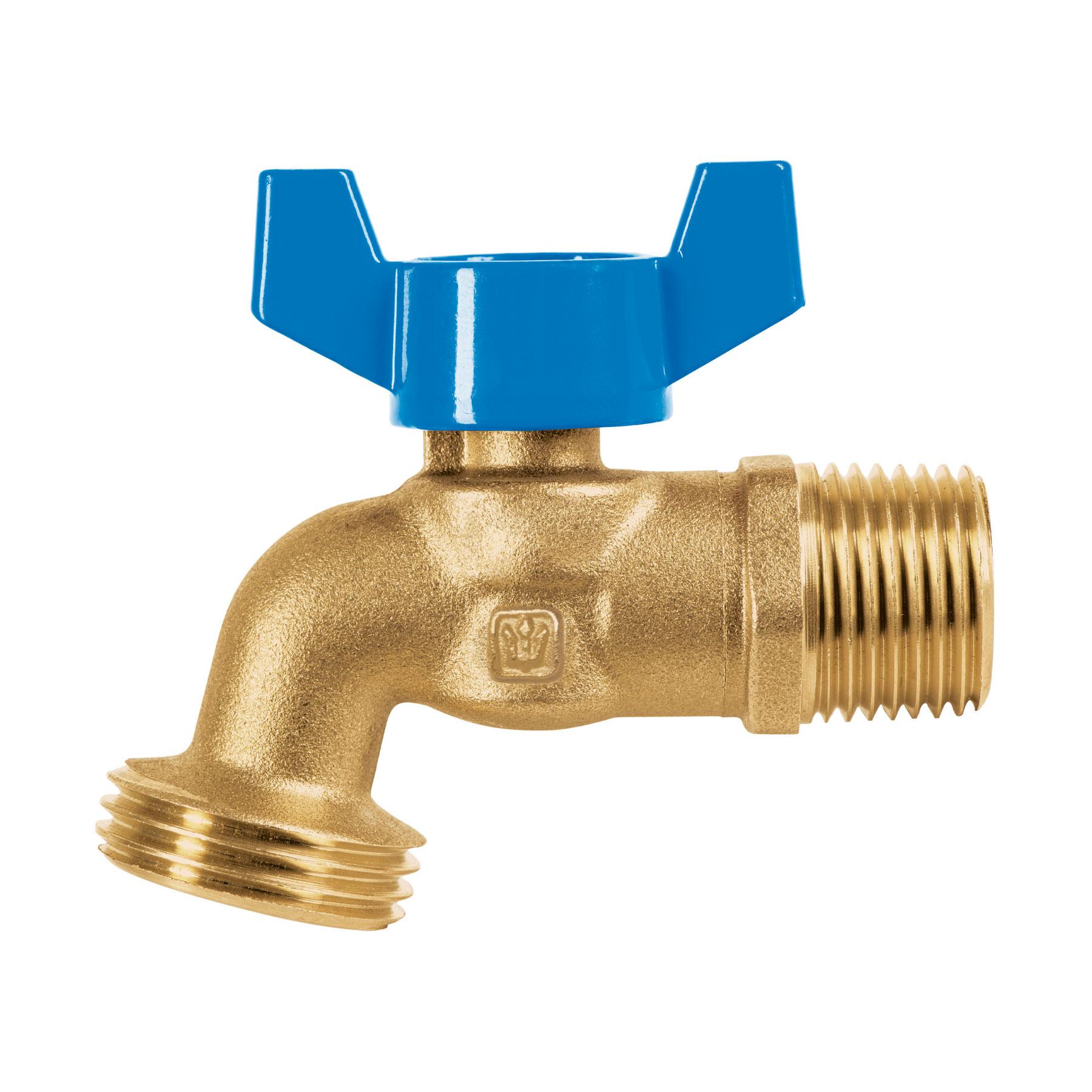 LLAVE DE ESFERA DE LATÓN 1/2' CON ROSCA PARA MANGUERA, FOSET