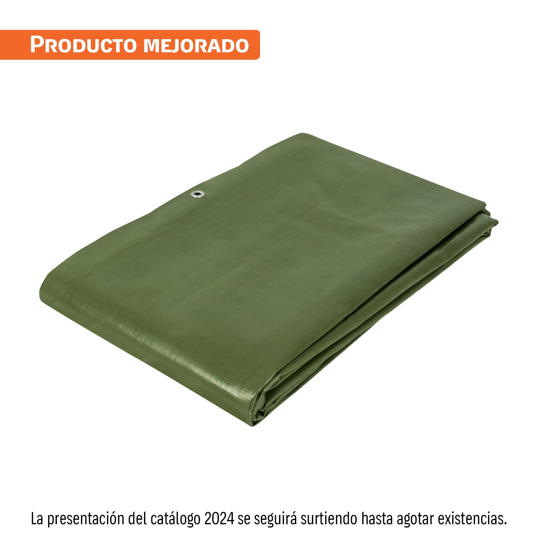 LONA USO RUDO, VERDE OLIVO, 4 X 6 M, TRUPER EXPERT