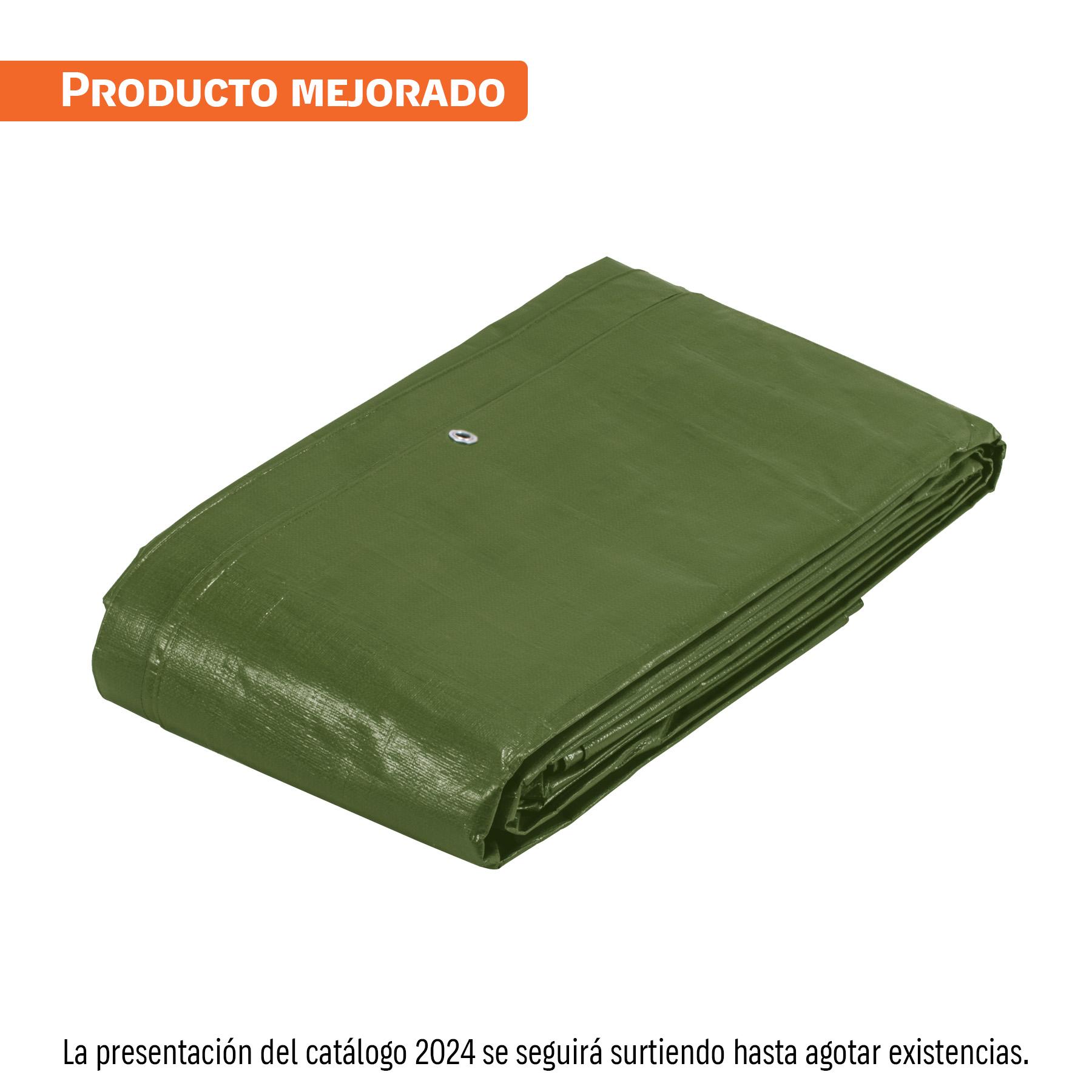 LONA USO RUDO, VERDE OLIVO, 5 X 6 M, TRUPER EXPERT