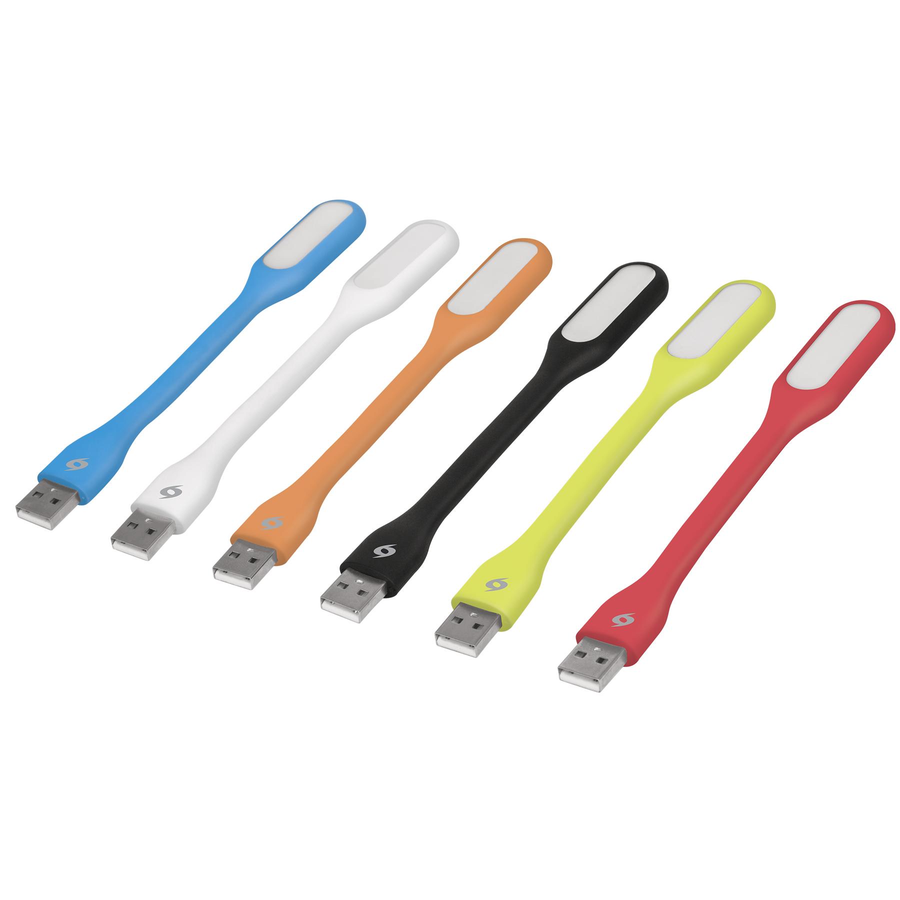 MINI-LÁMPARA FLEXIBLE DE 5 LEDS 1W PARA PUERTO USB, VOLTECK