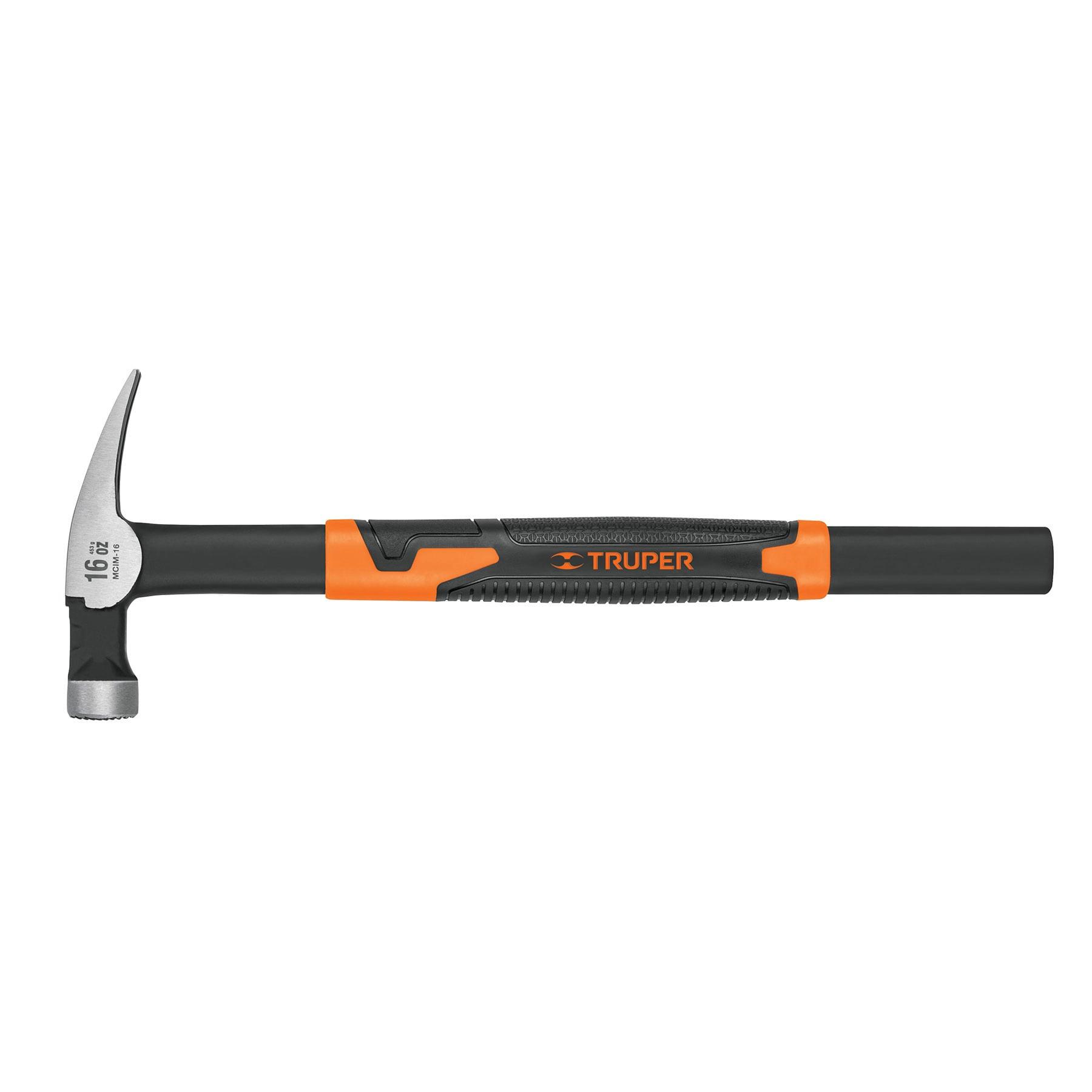 MARTILLO TUBULAR PARA CIMBRA 16 OZ UÑA RECTA, MANGO ACERO