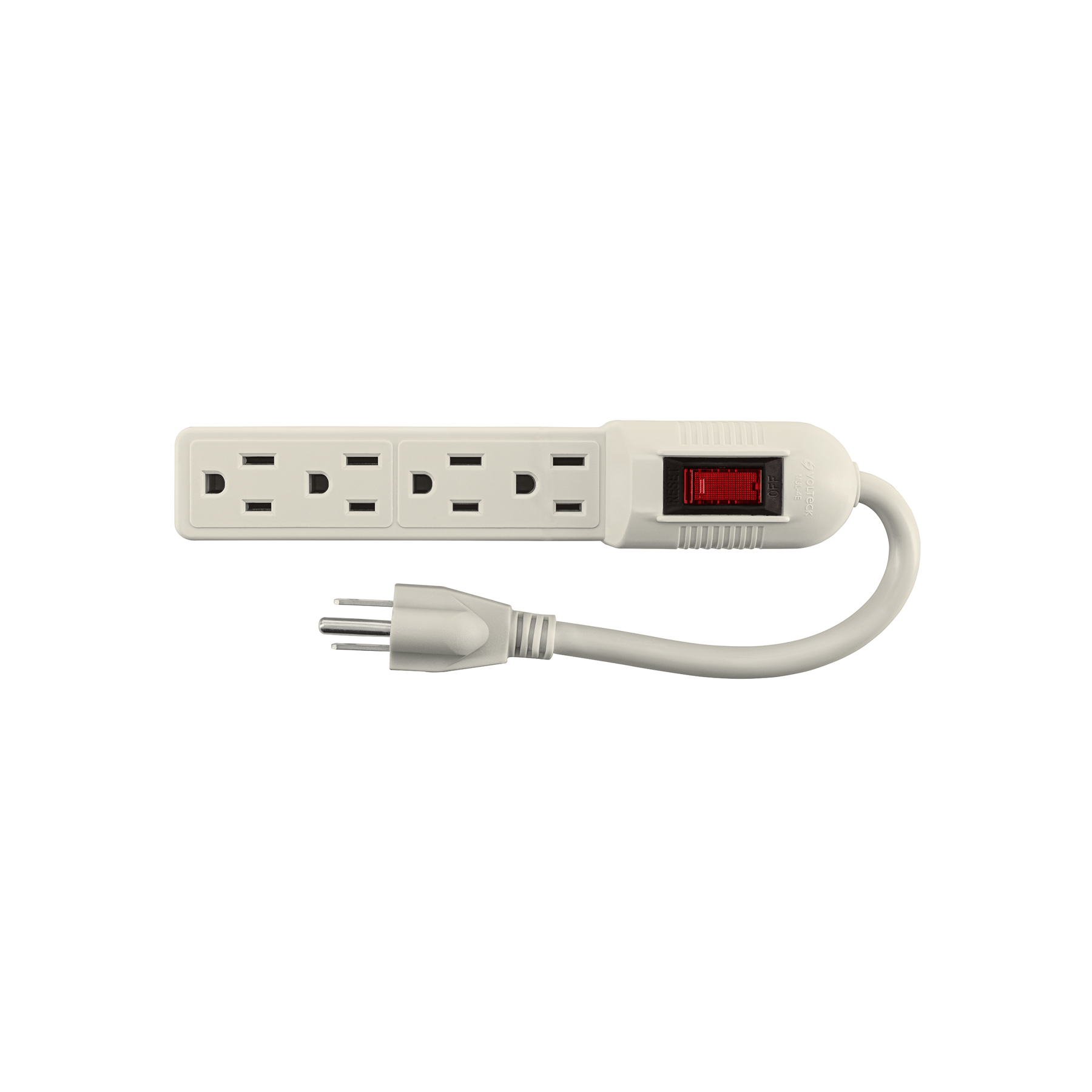 MULTICONTACTO 16 AWG DOMÉSTICO 4 ENTRADAS, VOLTECK