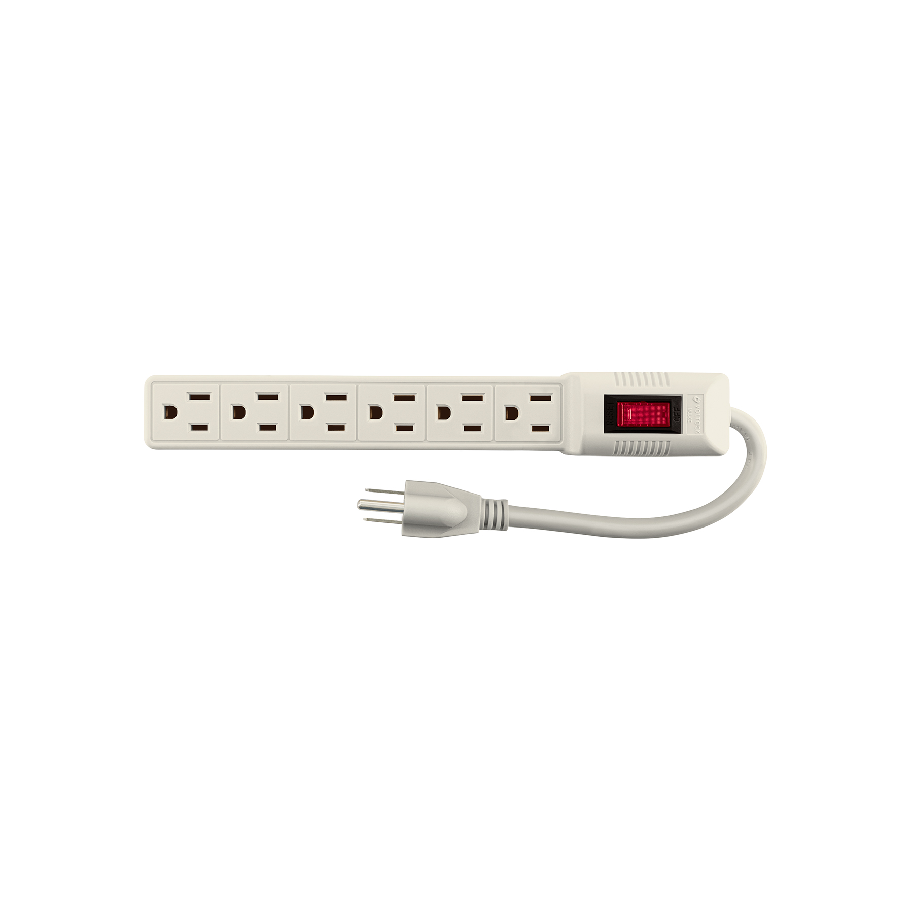 MULTICONTACTO 16 AWG DOMÉSTICO 6 ENTRADAS, VOLTECK