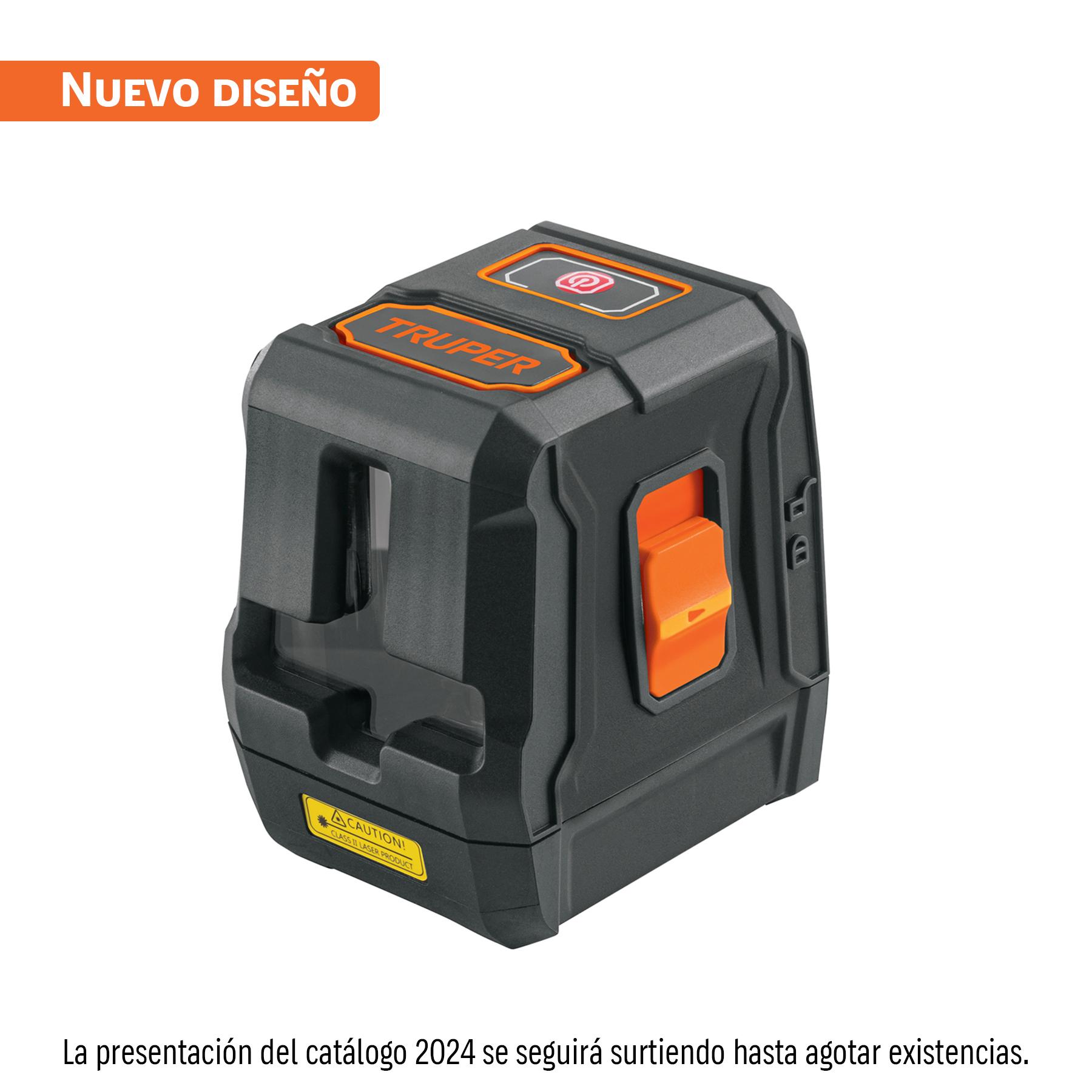 NIVEL LÁSER ROJO CON ALCANCE DE 10 M, DE PILAS, TRUPER