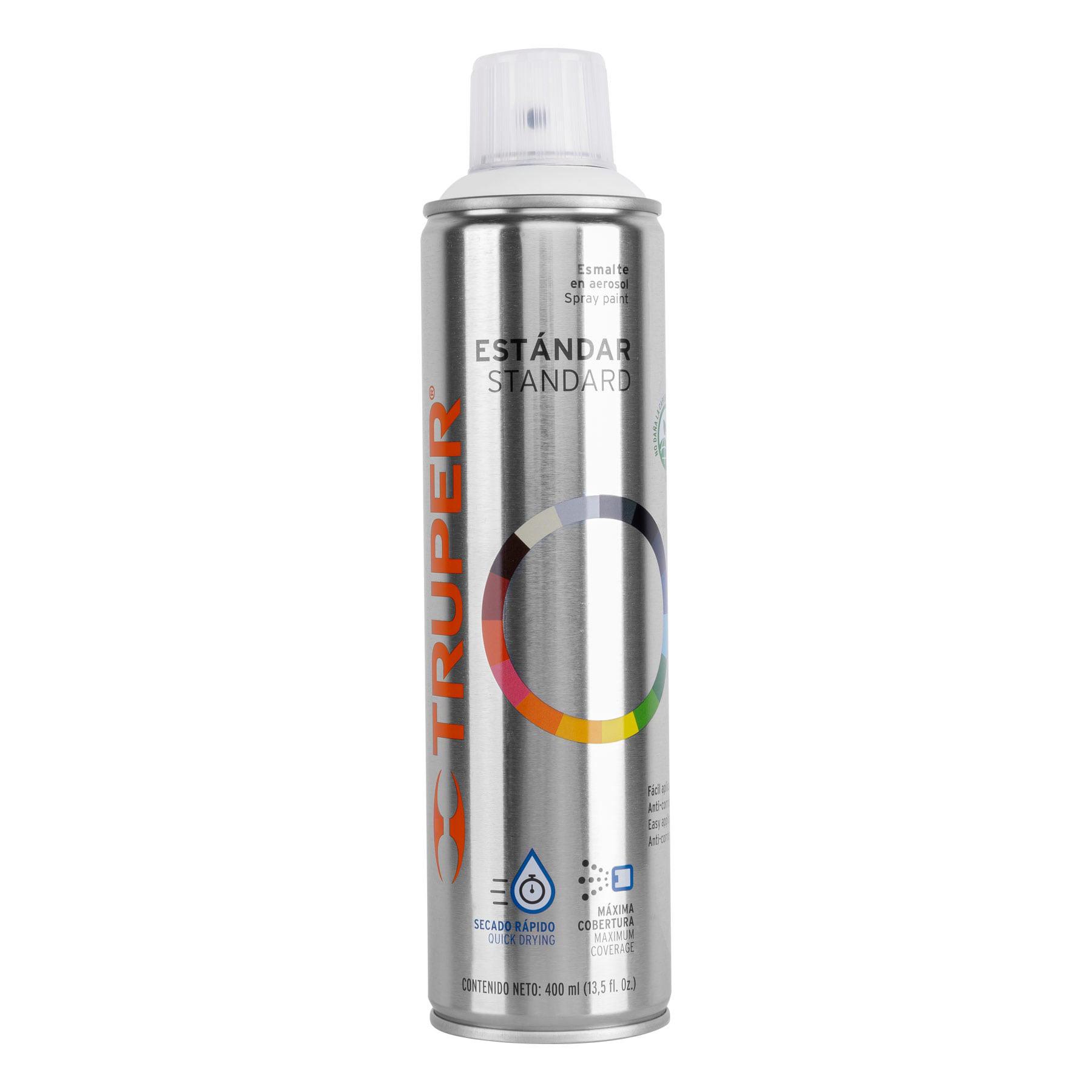 PINTURA EN AEROSOL, BLANCO MATE, BOTE ESBELTO, 400 ML