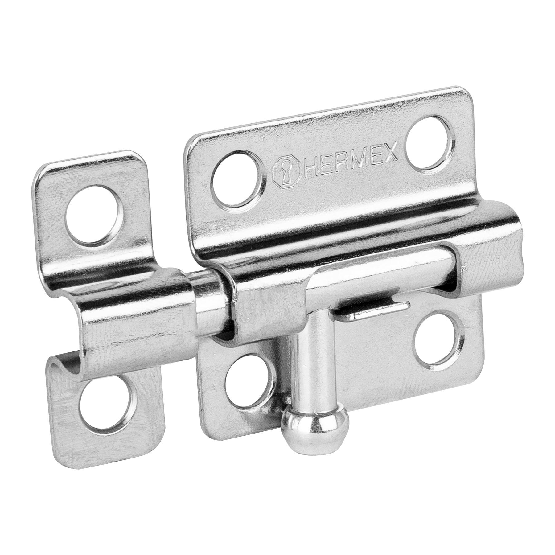 PASADOR DE BARRIL DE ACERO CROMO 2', HERMEX