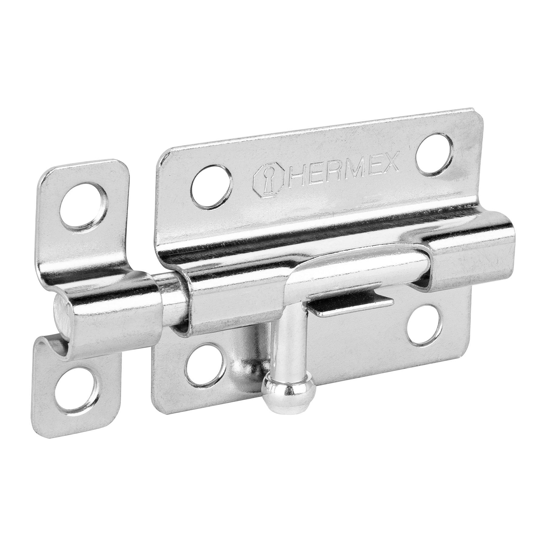 PASADOR DE BARRIL DE ACERO CROMO 3', HERMEX