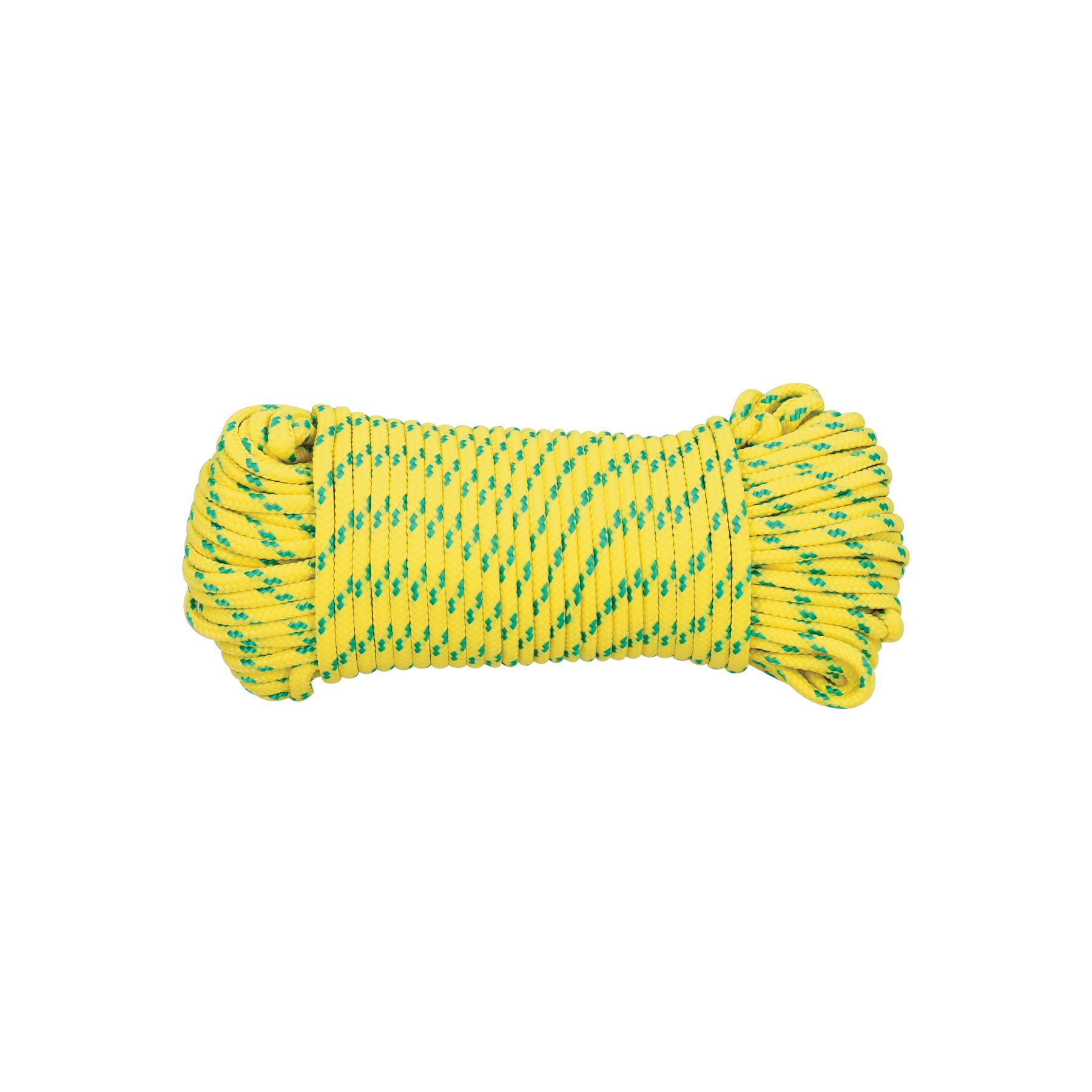 PIOLA DE POLIPROPILENO TRENZADA, MULTICOLOR, 4MM X 30M