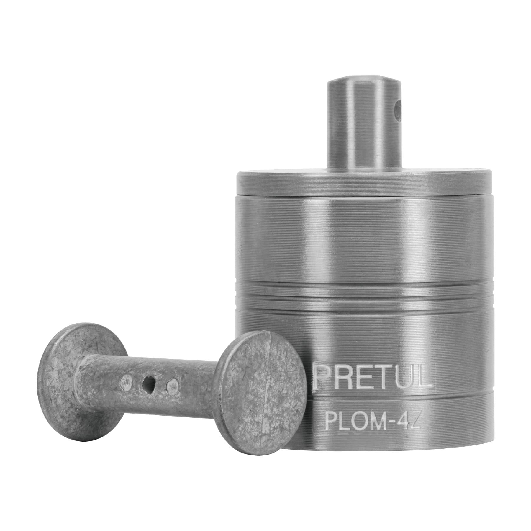 PLOMADA METÁLICA DE 675 G CON CENTRO, PRETUL