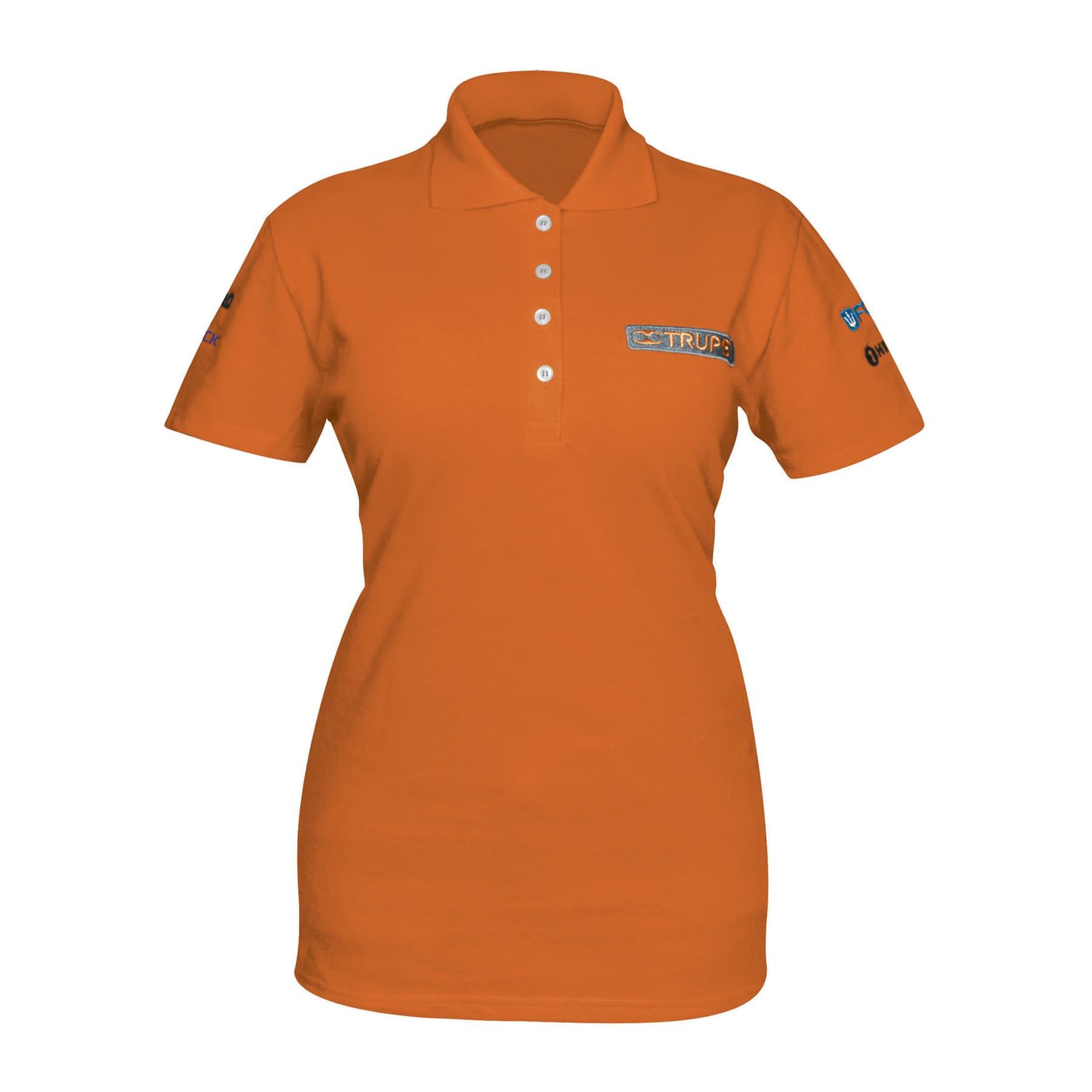 PLAYERA POLO NARANJA, PARA DAMA, TALLA CH, TRUPER