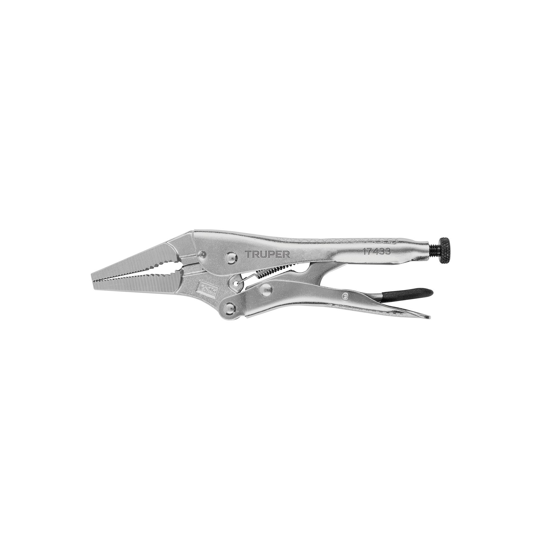 PINZA DE PRESIÓN 9', PUNTA LARGA, TRUPER