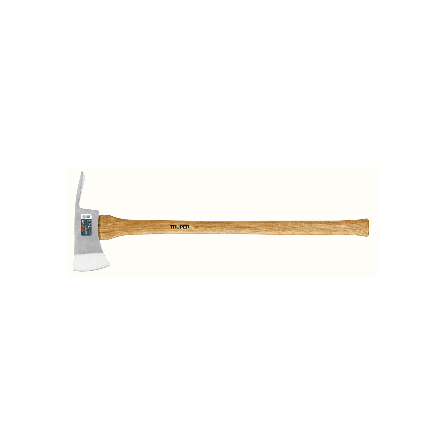 HACHA PULASKI 3-1/2 LB, MANGO DE HICKORY 35', TRUPER