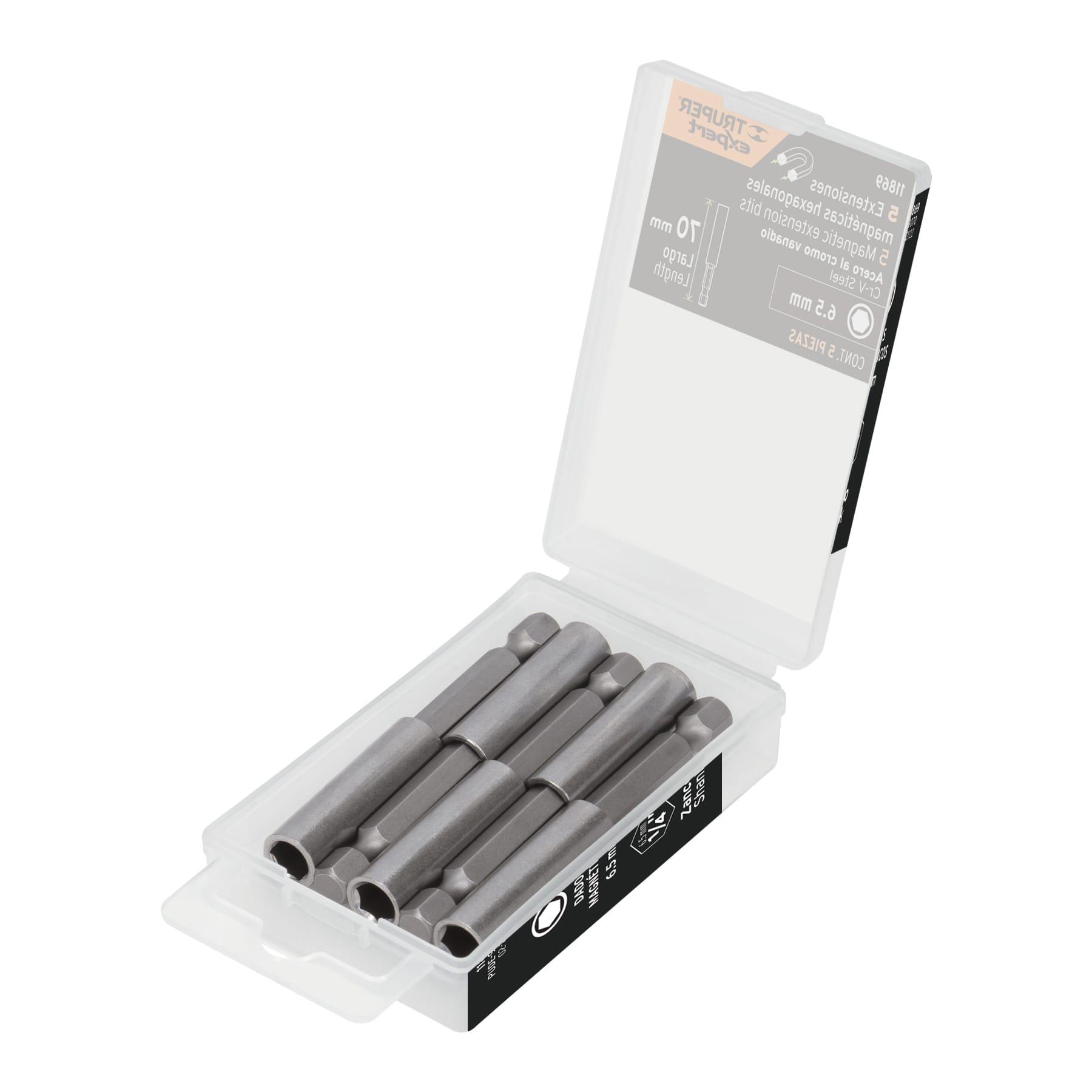 ESTUCHE CON 5 EXTENSIONES DE 70 MM MAGNÉTICAS, EXPERT