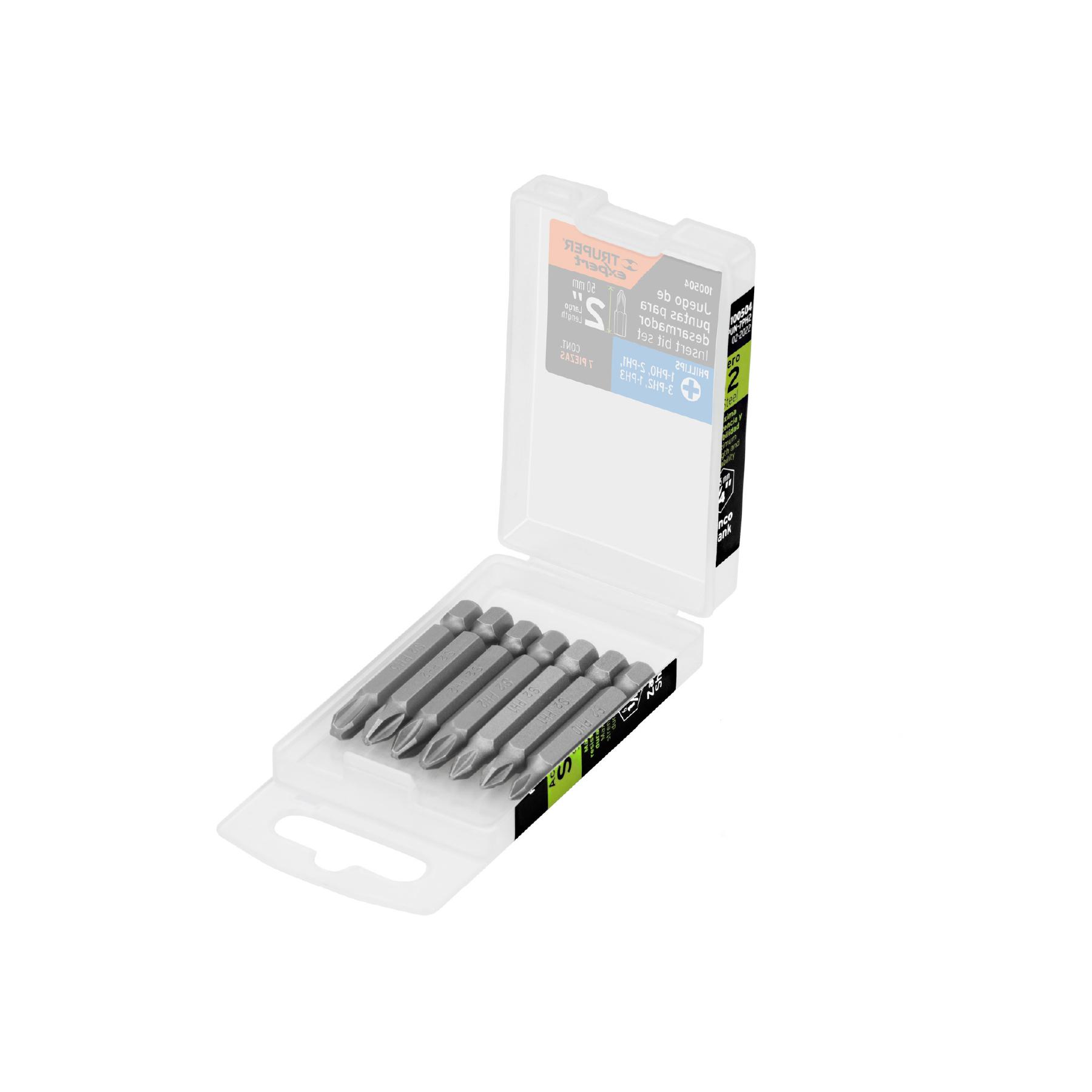 ESTUCHE CON 7 PUNTAS DE CRUZ COMBINADAS LARGO 2', EXPERT