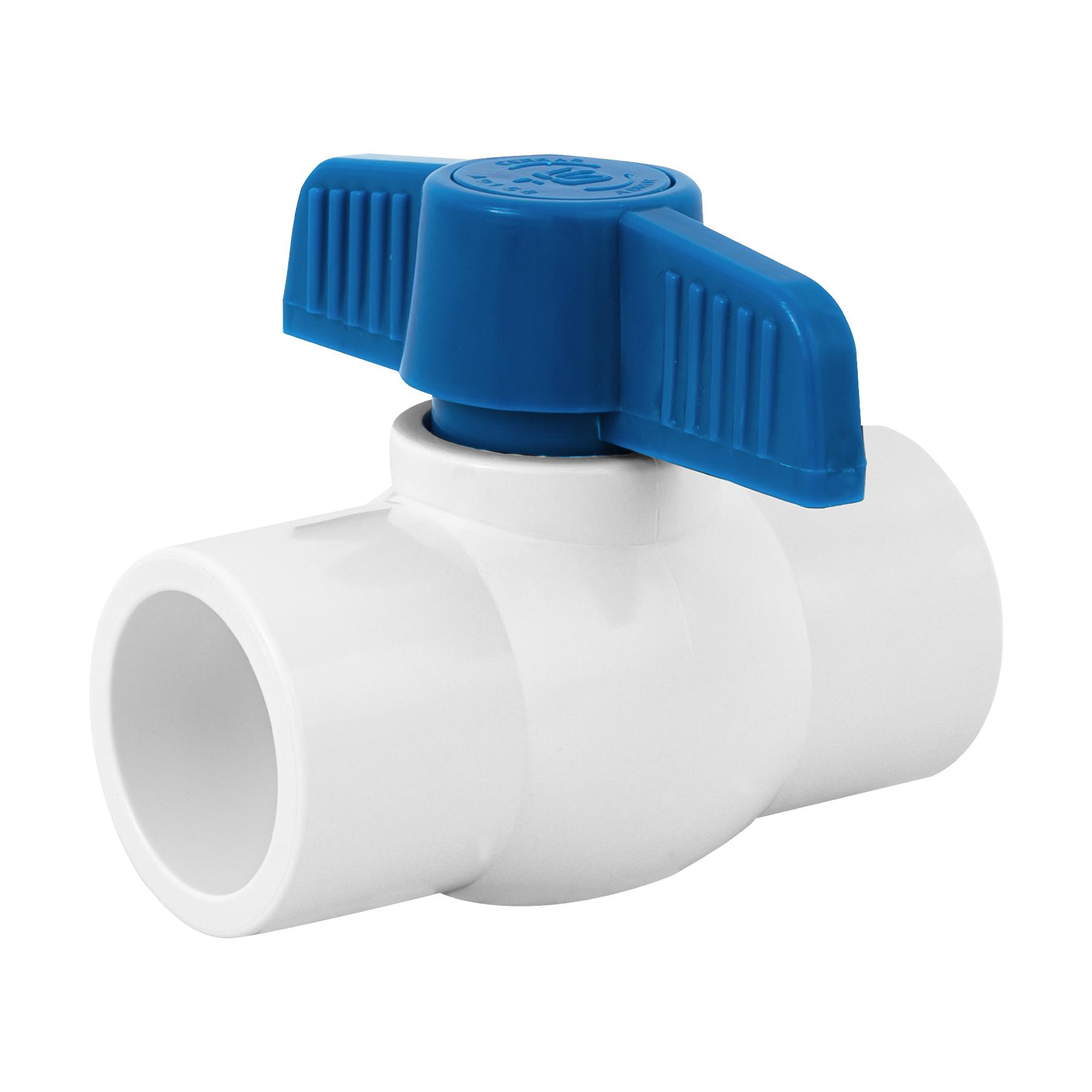 VÁLVULA DE ESFERA DE PVC 1' PARA CEMENTAR, FOSET