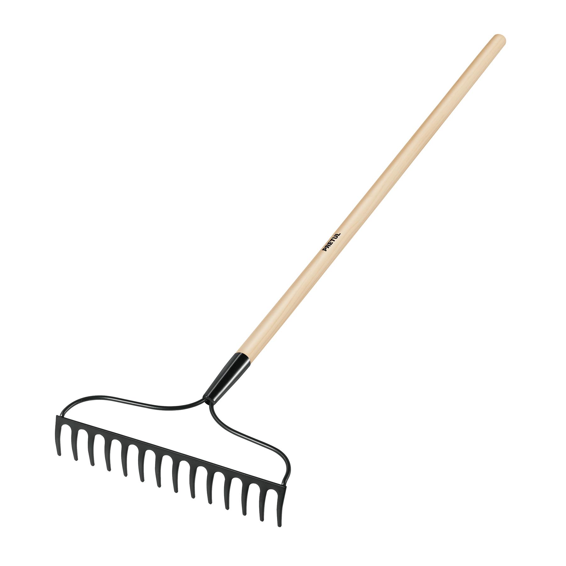 RASTRILLO JARDINERO, 14 DIENTES, PRETUL