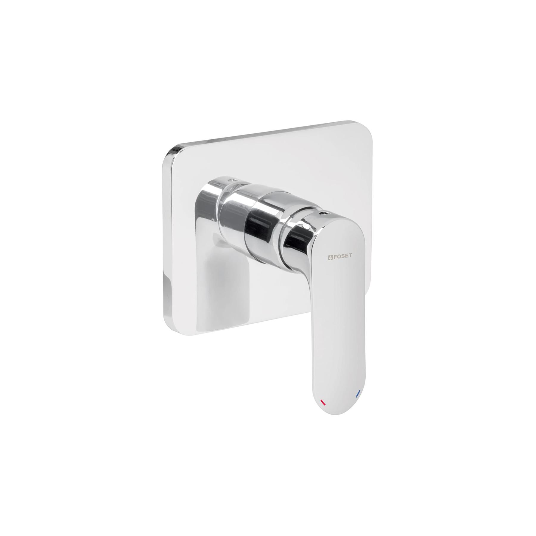 MONOMANDO CROMO PARA REGADERA SIN DESVIADOR, FOSET