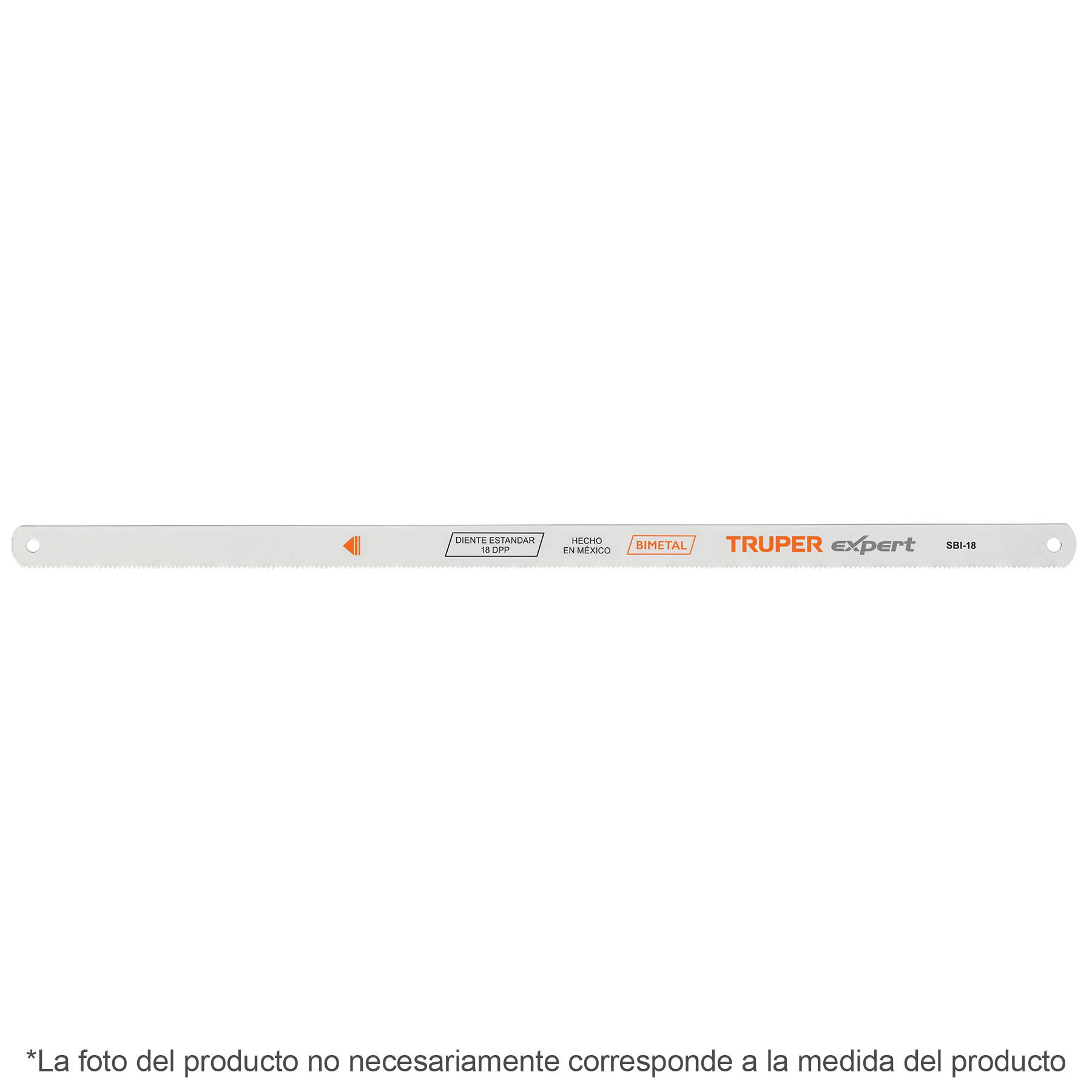 BLÍSTER CON 2 SEGUETAS BIMETÁLICAS DE 18 DPP, TRUPER EXPERT