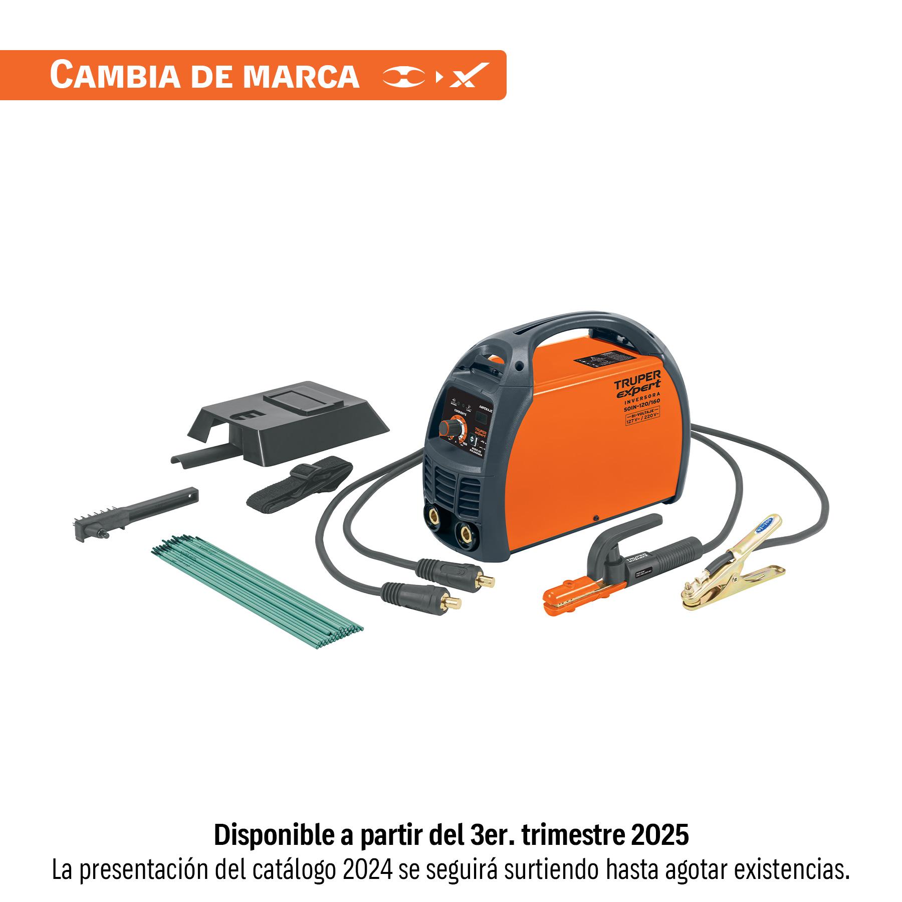 SOLDADORA INVERSORA BI-VOLTAJE 160 A, 127 V/220 V, TRUPER