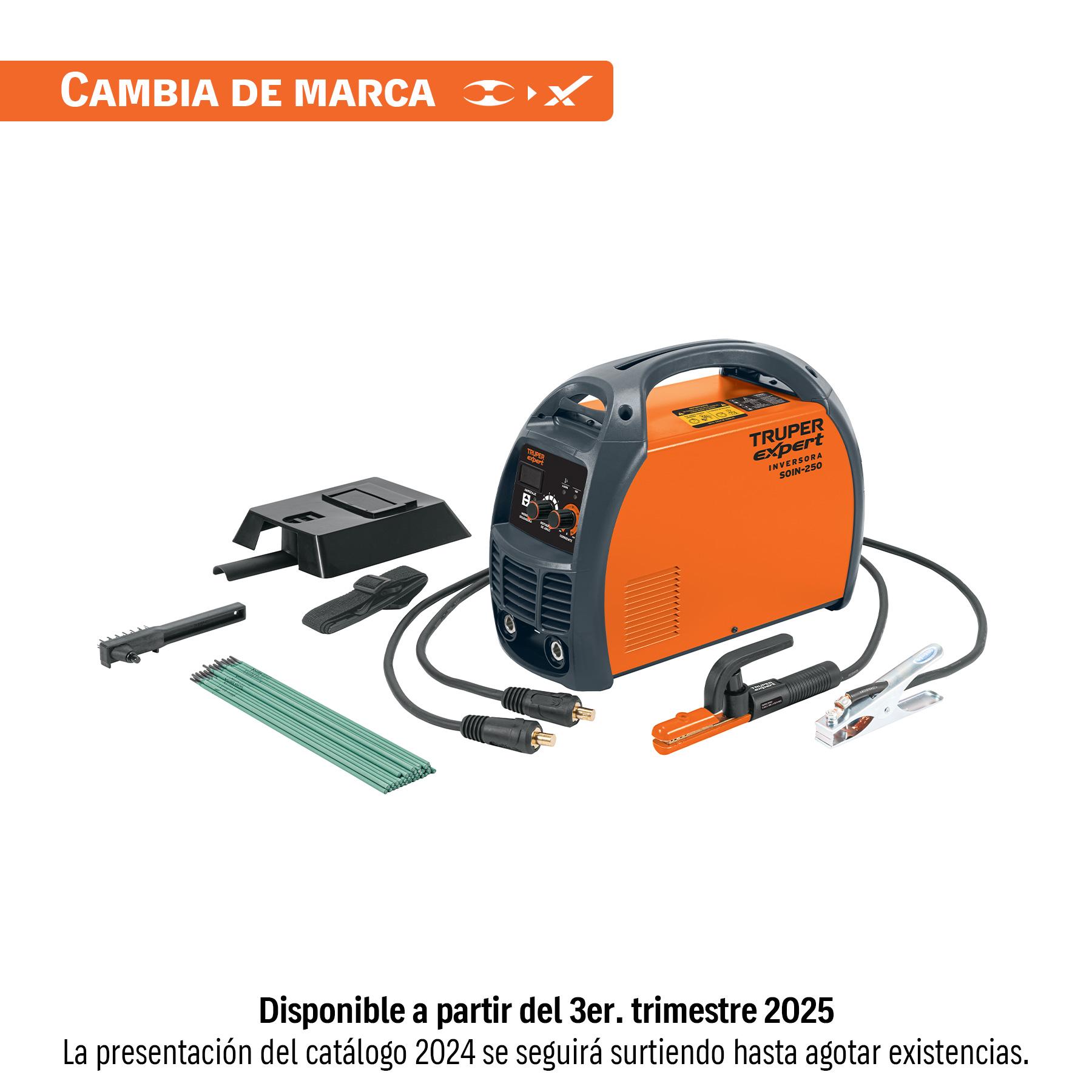 SOLDADORA INVERSORA 250 A, 220 V, TRUPER