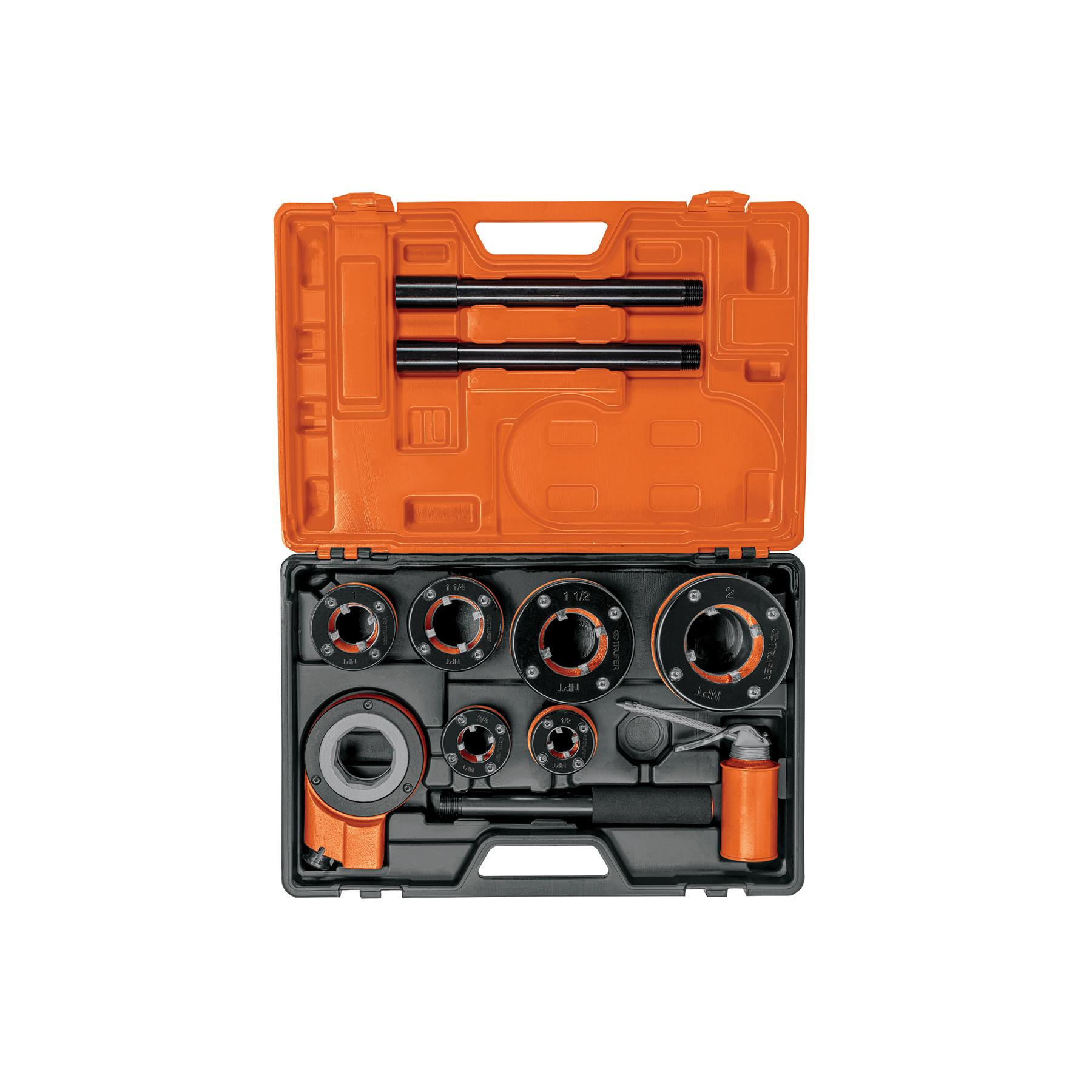 JUEGO DE 9 TARRAJAS PARA TUBO, TRUPER