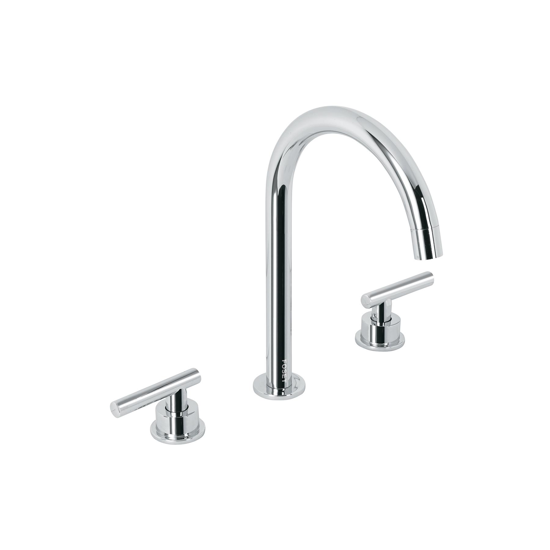 MEZCLADORA P/LAVABO,TALADROS SEPARADOS,PALANCA,CROMO,TUBIG