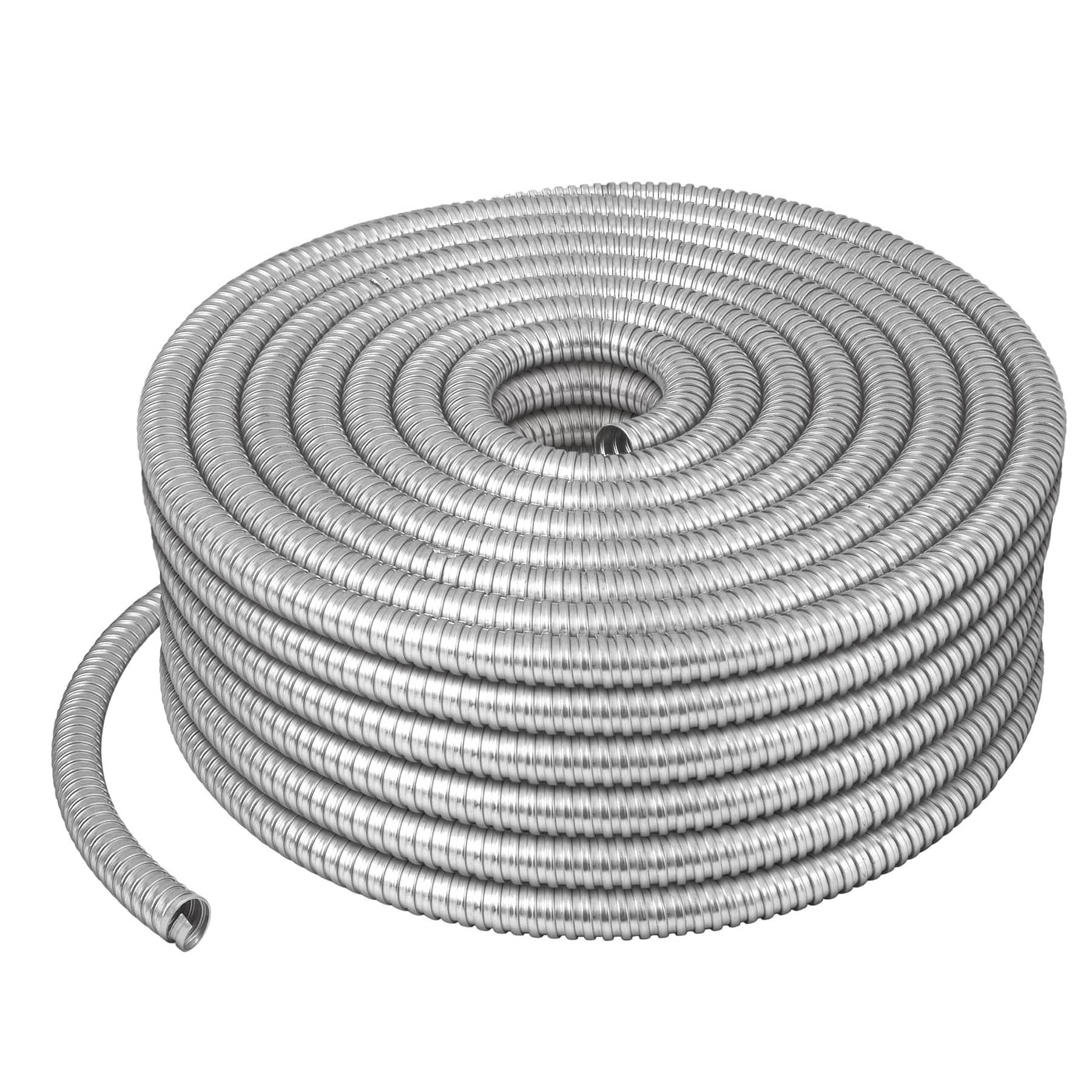 ROLLO DE 50 M DE TUBO FLEXIBLE METÁLICO DE 1', VOLTECK