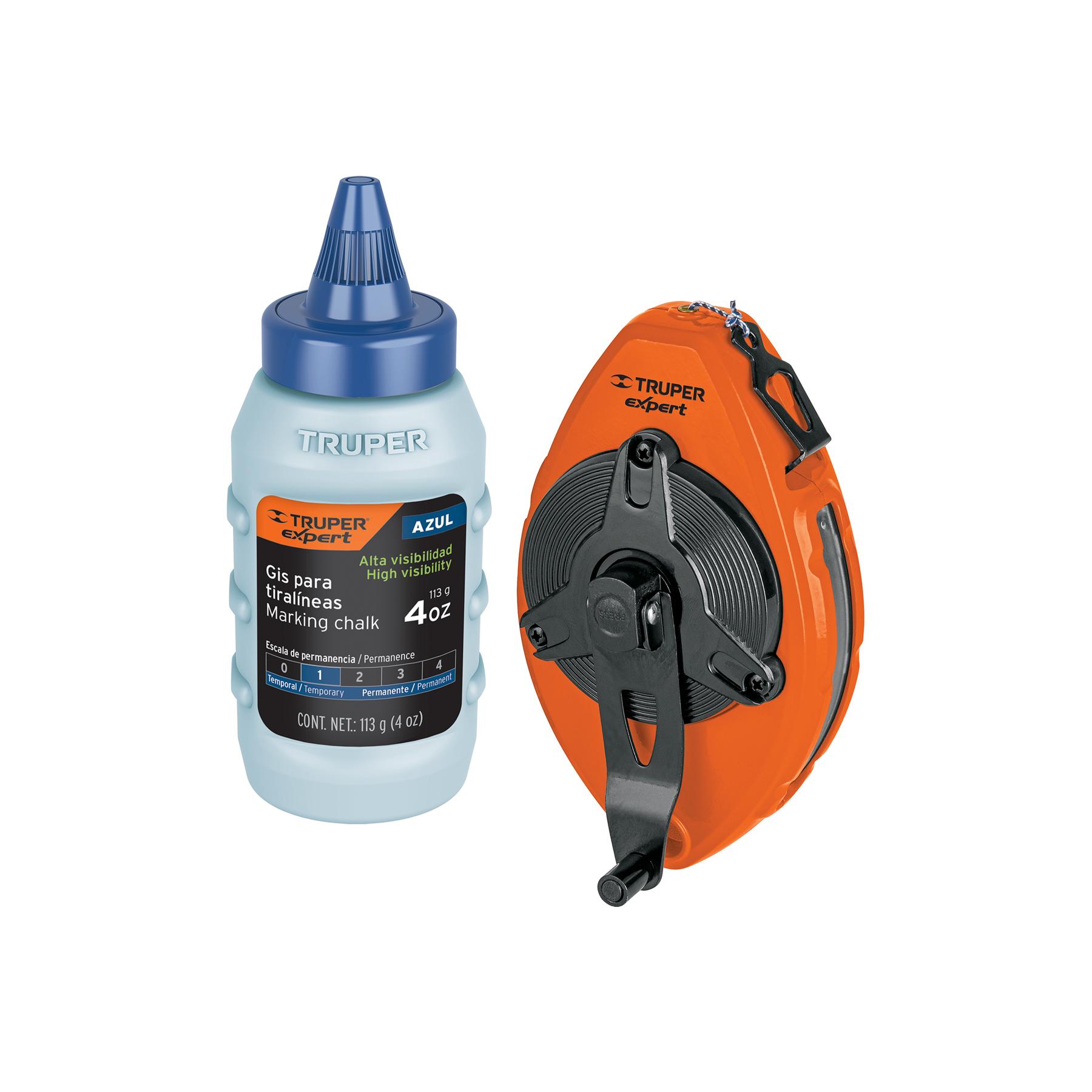 TIRALÍNEAS 30 M (100 FT) METÁLICO USO RUDO, TRUPER EXPERT