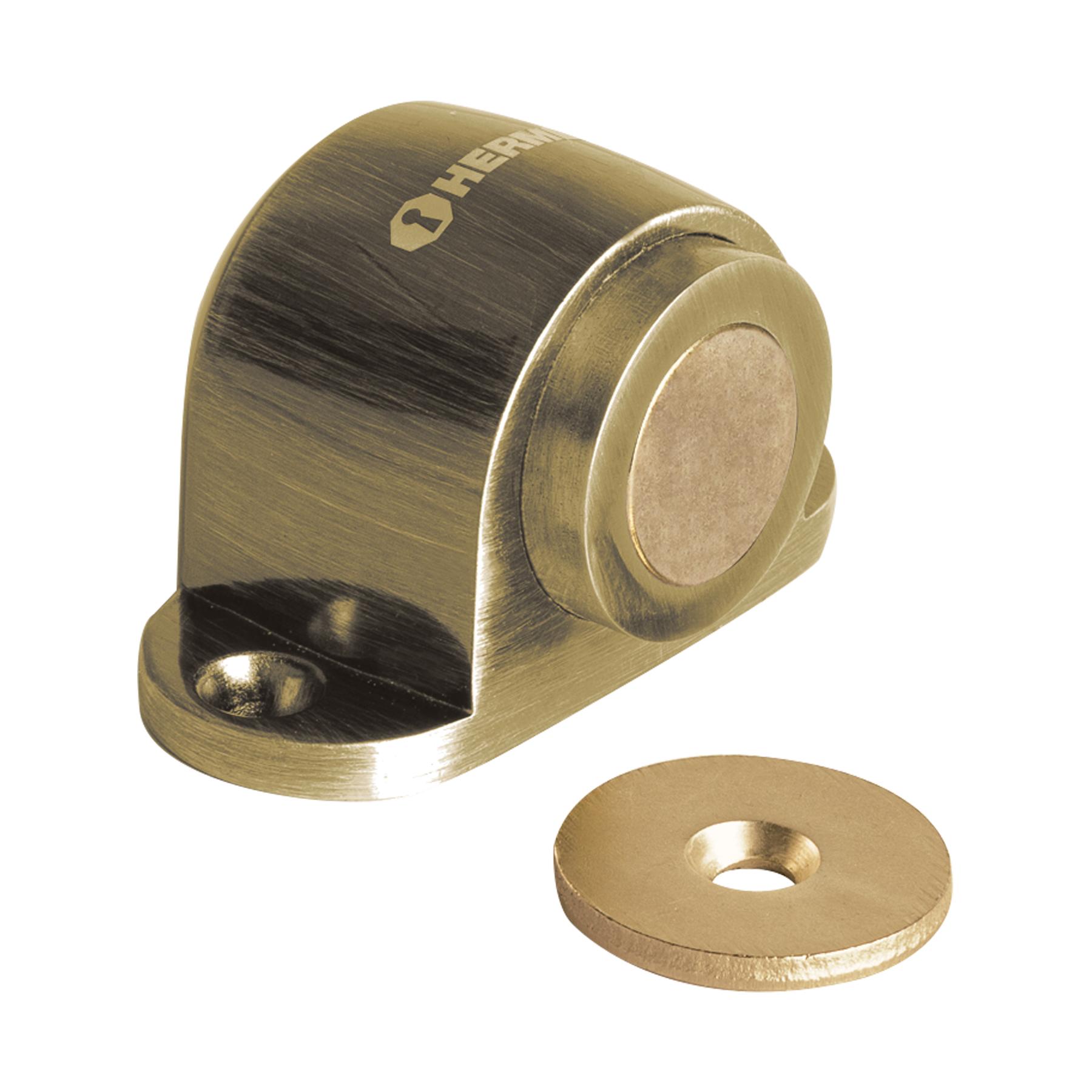 TOPE MAGNÉTICO DE ZAMAC, ACABADO LATÓN ANTIGUO