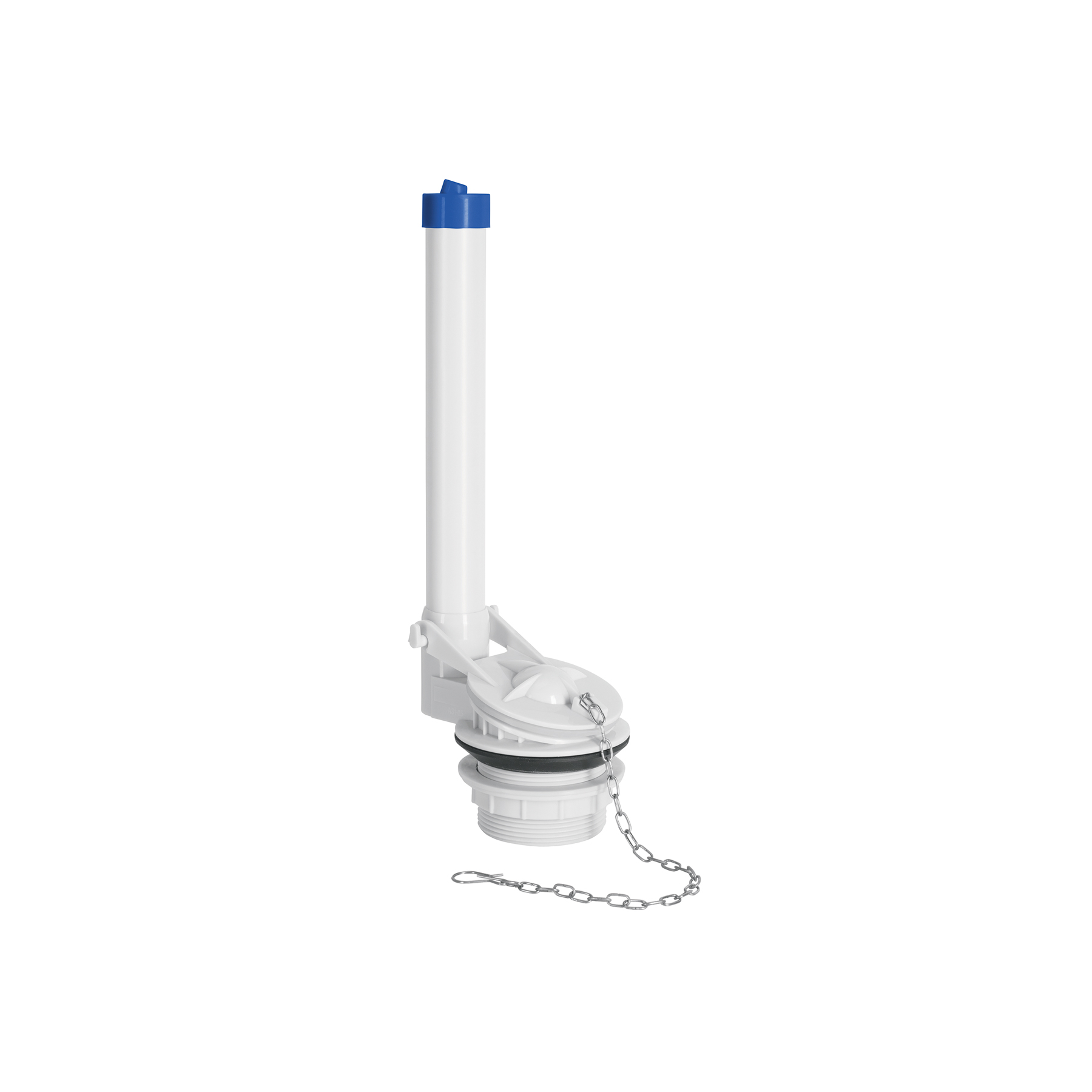 VÁLVULA DE DESCARGA 2' PARA WC DE 2 PZAS, CADENA INOX, FOSET